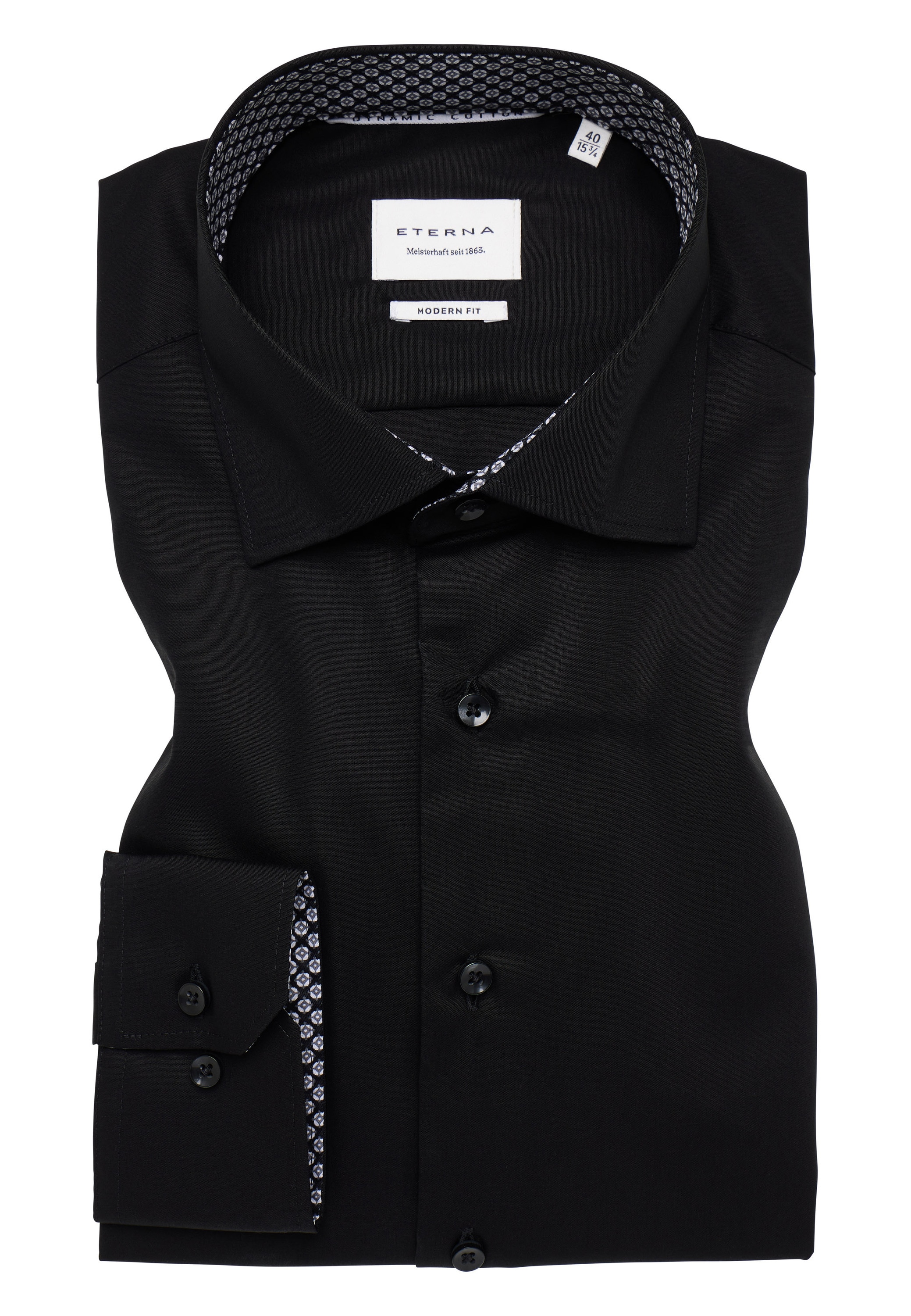 Eterna Langarmhemd »MODERN FIT«, NON IRON (bügelfrei)