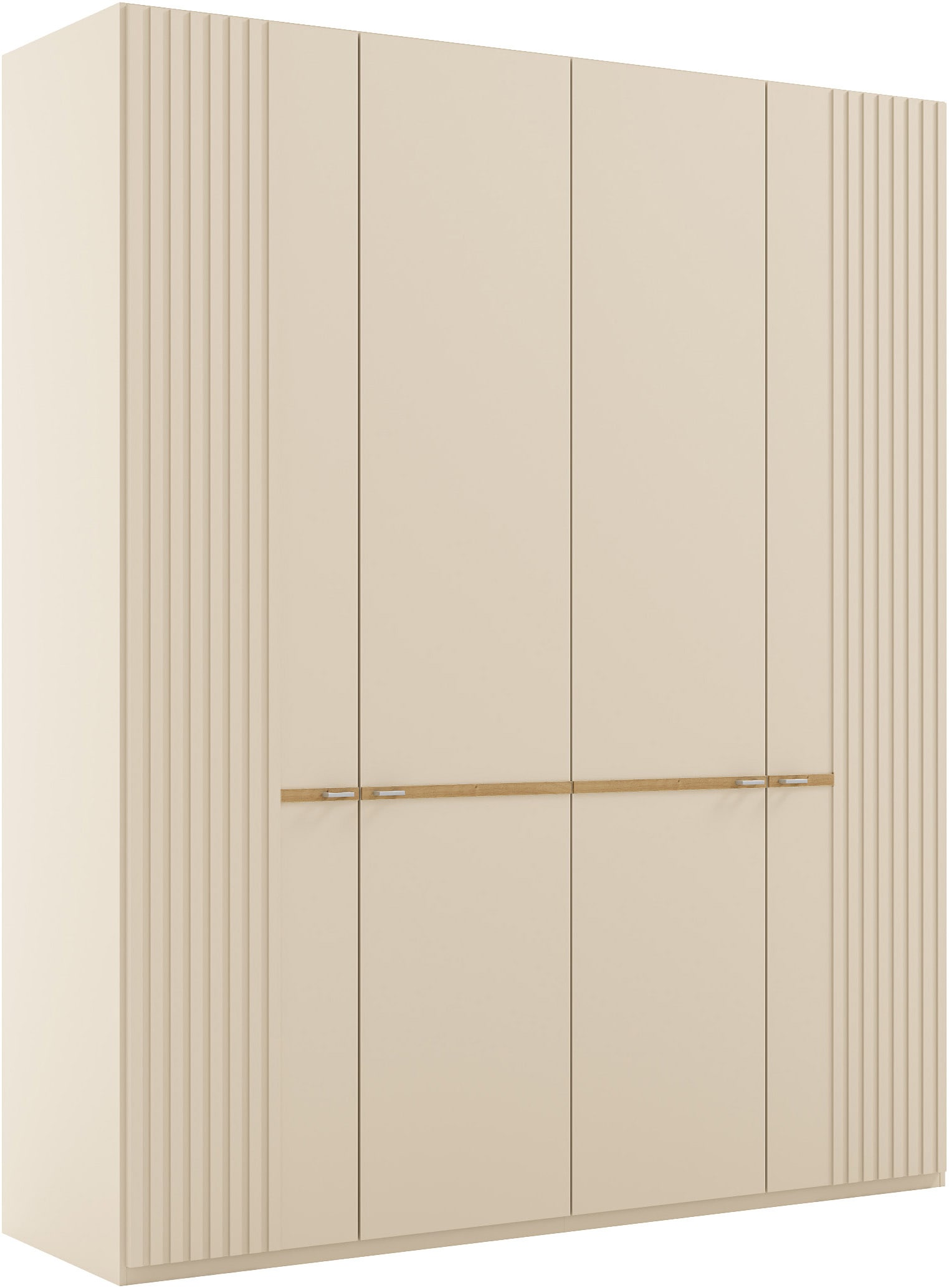 Musterring Kleiderschrank "Isabelle" Lamellen in Korpusfarbe, Griffe in silber, versch. Größen und Farben