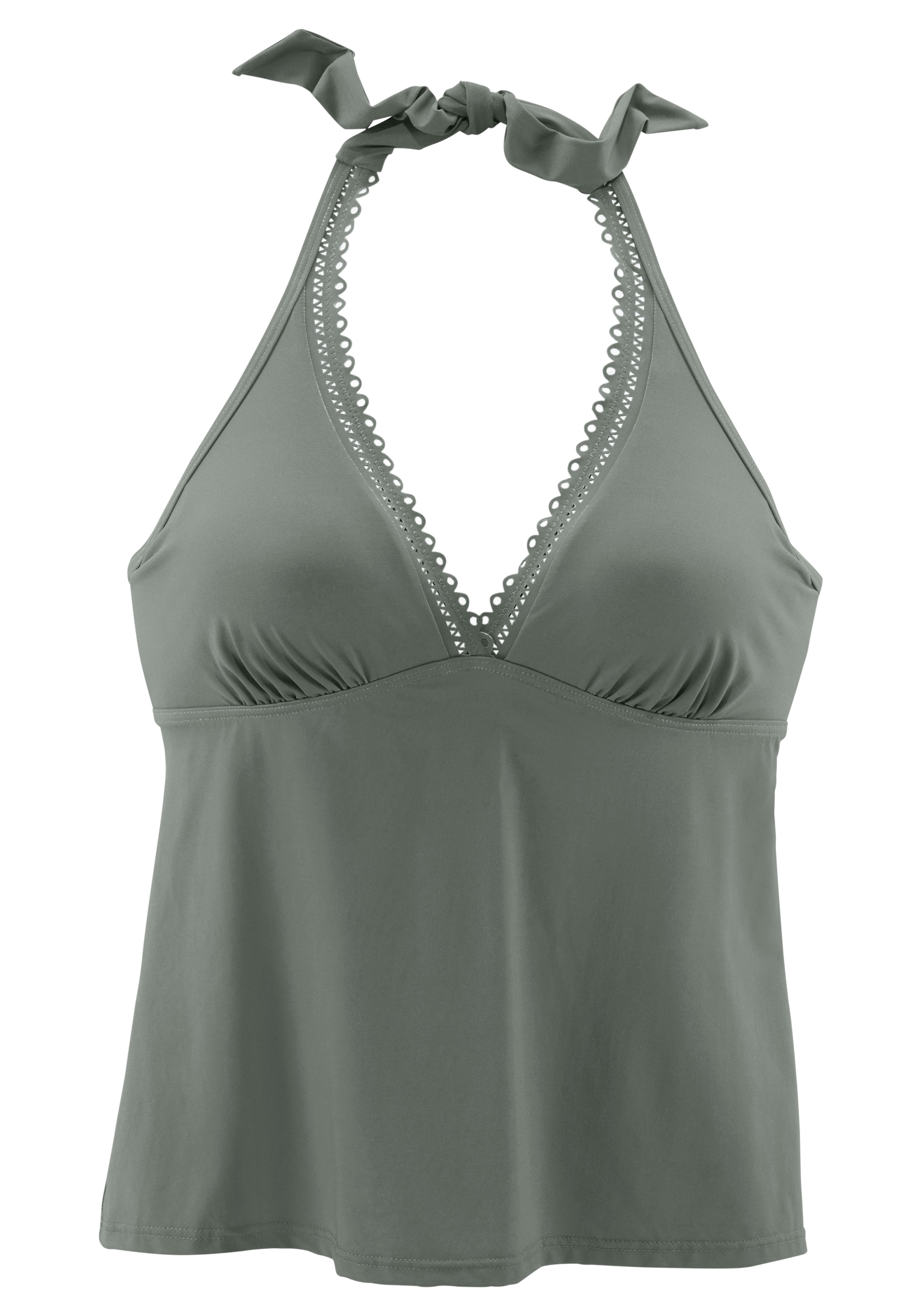 s.Oliver Bügel-Tankini-Top »Aiko«, mit Häkeloptik
