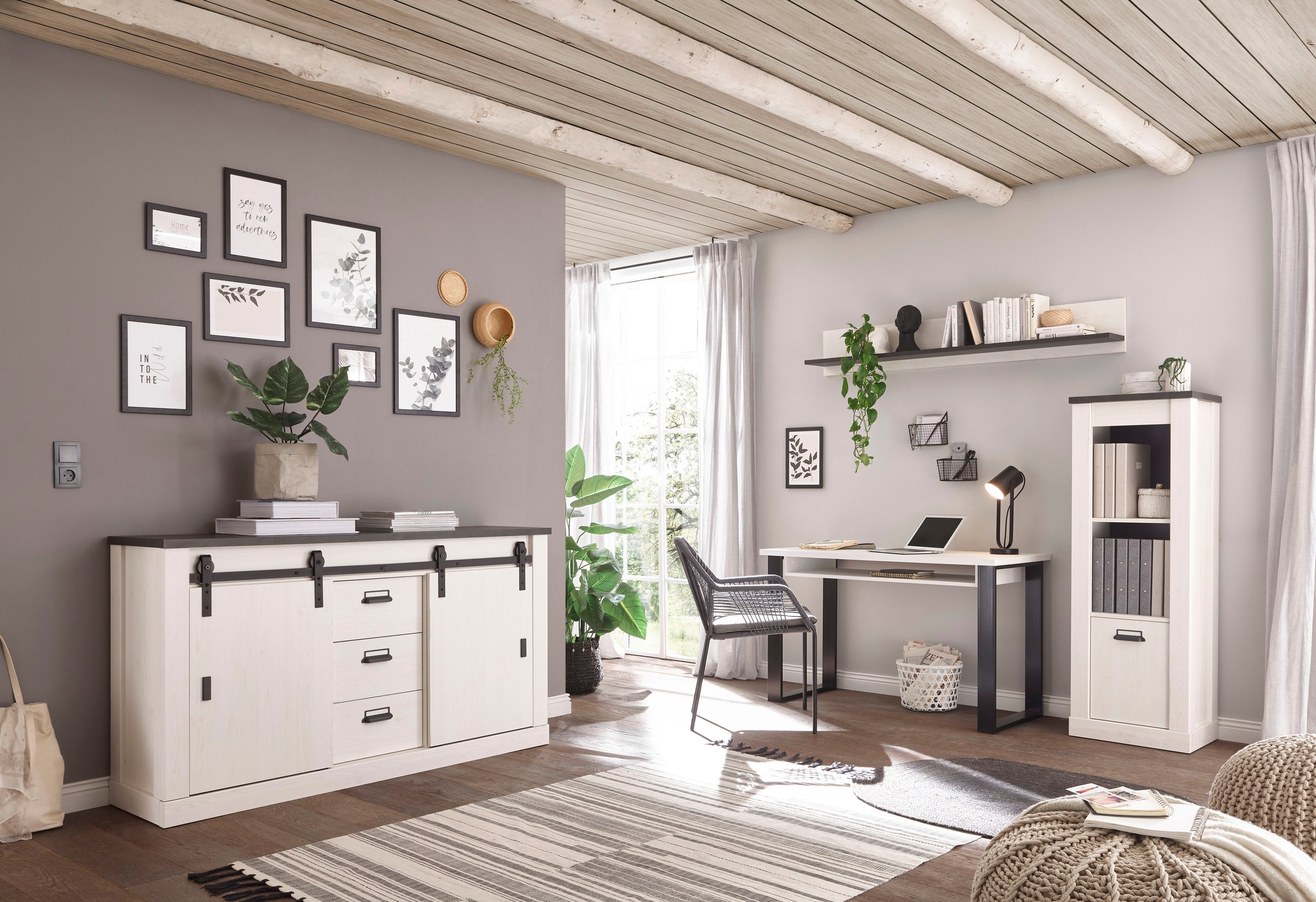 Home affaire Schrank-Set "SHERWOOD" 4 Stk. tlg. günstig online kaufen