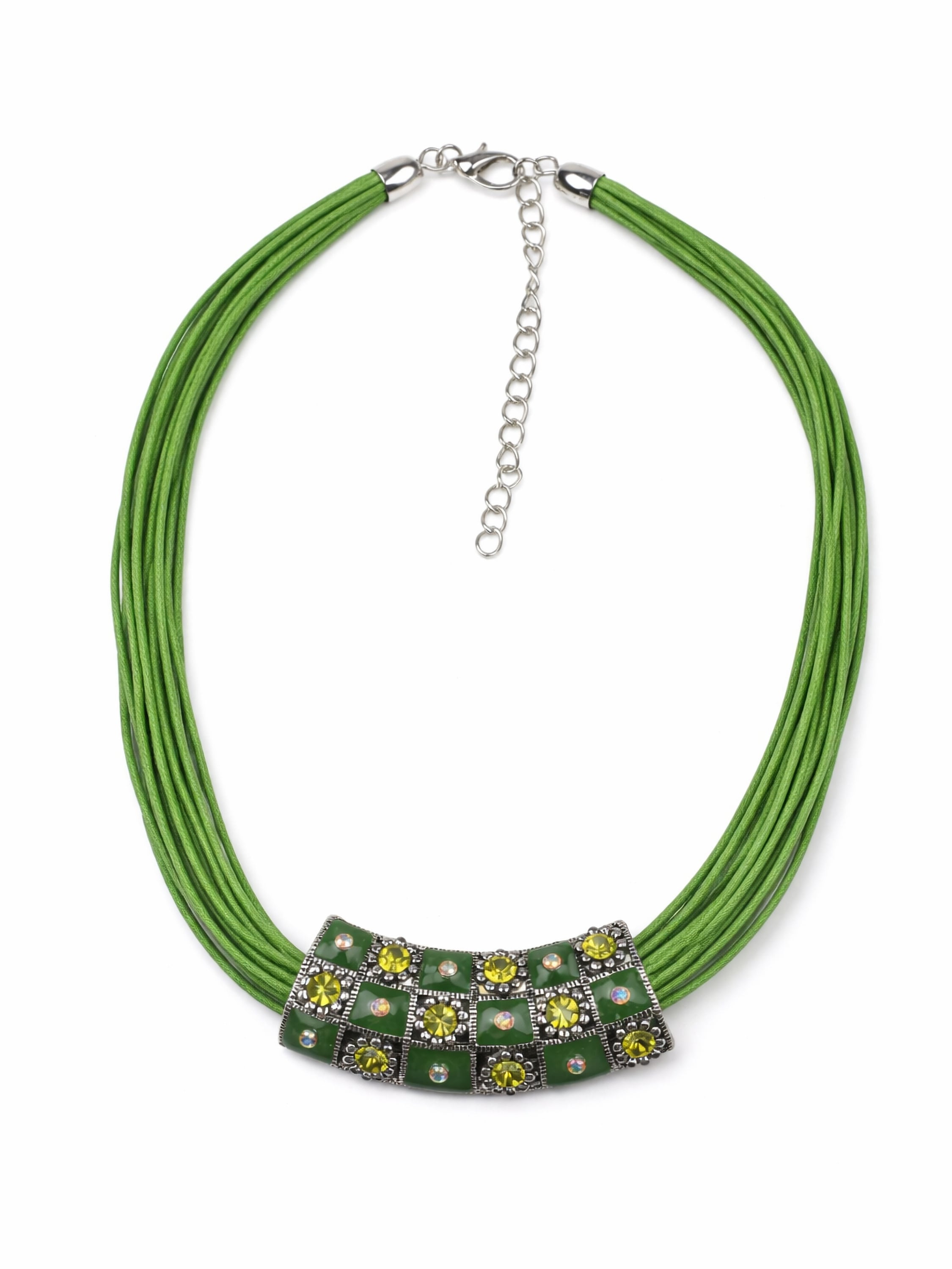 COLLEZIONE ALESSANDRO Kette mit Anhänger "Salamanca" mit Glassteinen günstig online kaufen