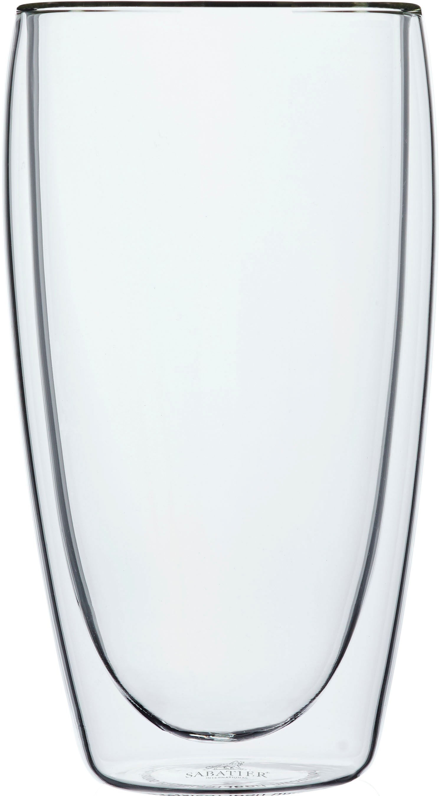SABATIER International Latte-Macchiato-Glas, (Set, 2 tlg., 2 x Kaffee-Glas),  mundgeblasen, 350 ml, 2-teilig | BAUR