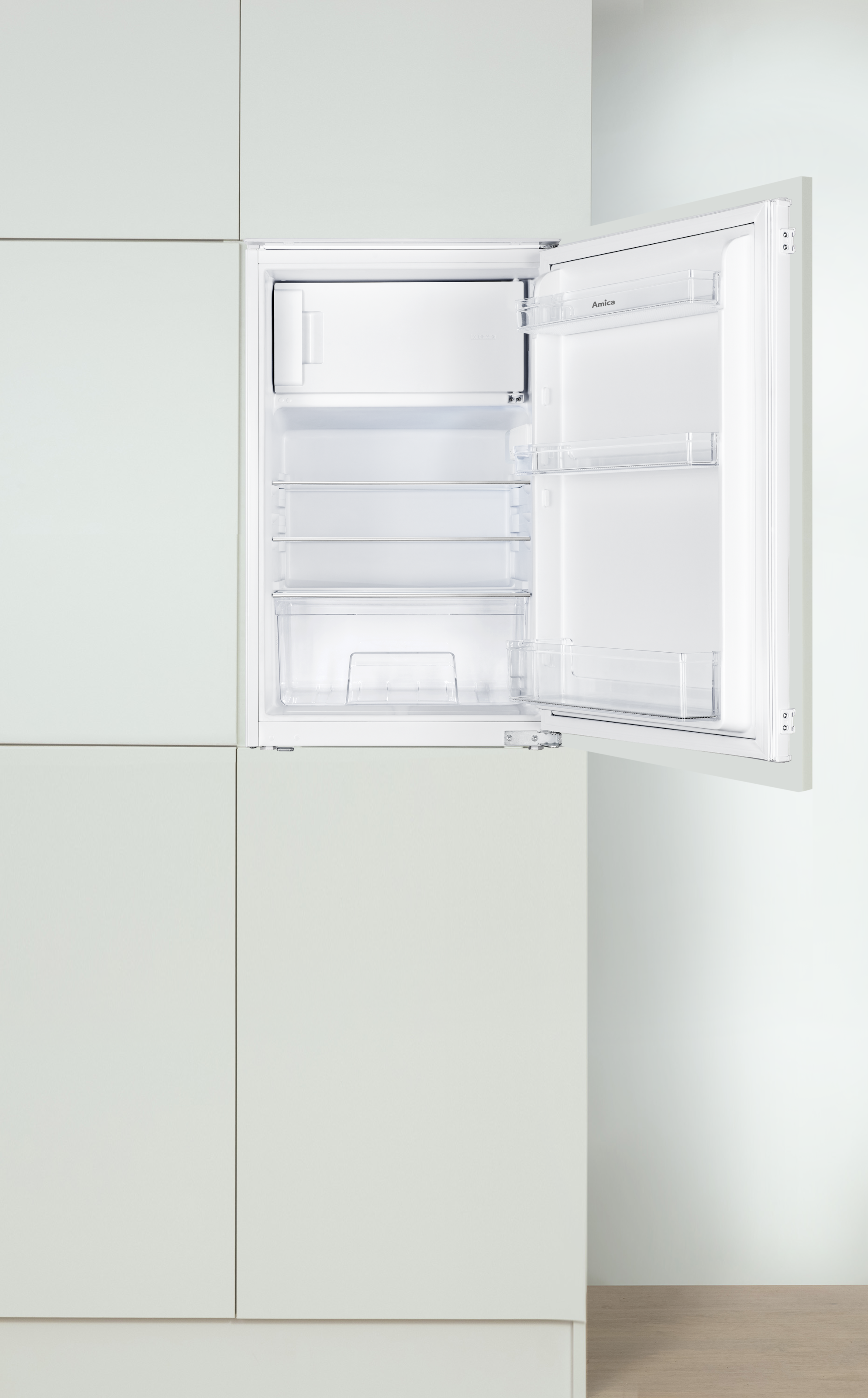 Amica Einbaukühlschrank »EKSS 361 915« 87,1 cm hoch 54 cm breit Schlepptür-Technik