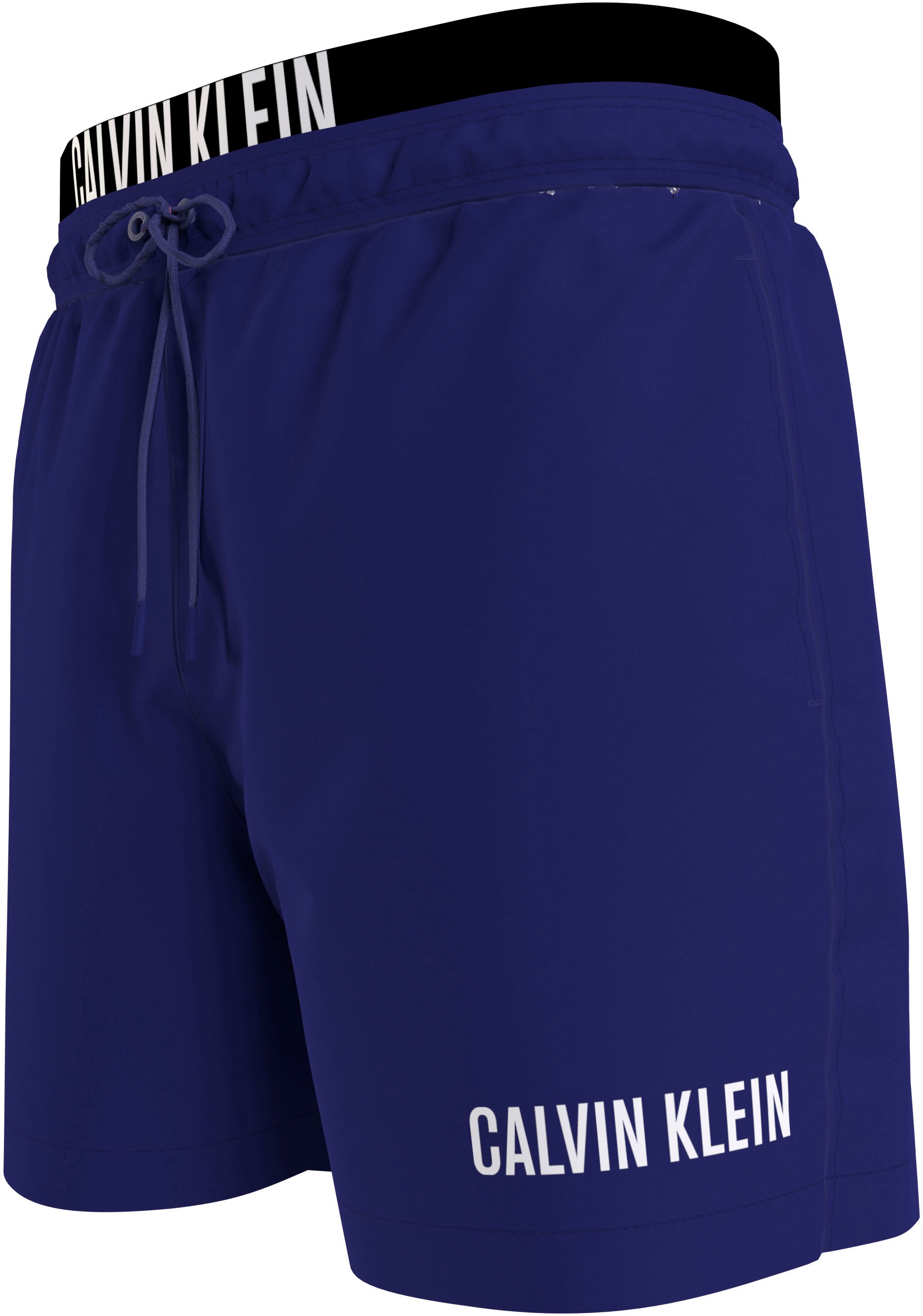 Calvin Klein Swimwear Badeshorts "MEDIUM DOUBLE WB", mit doppeltem Bund günstig online kaufen