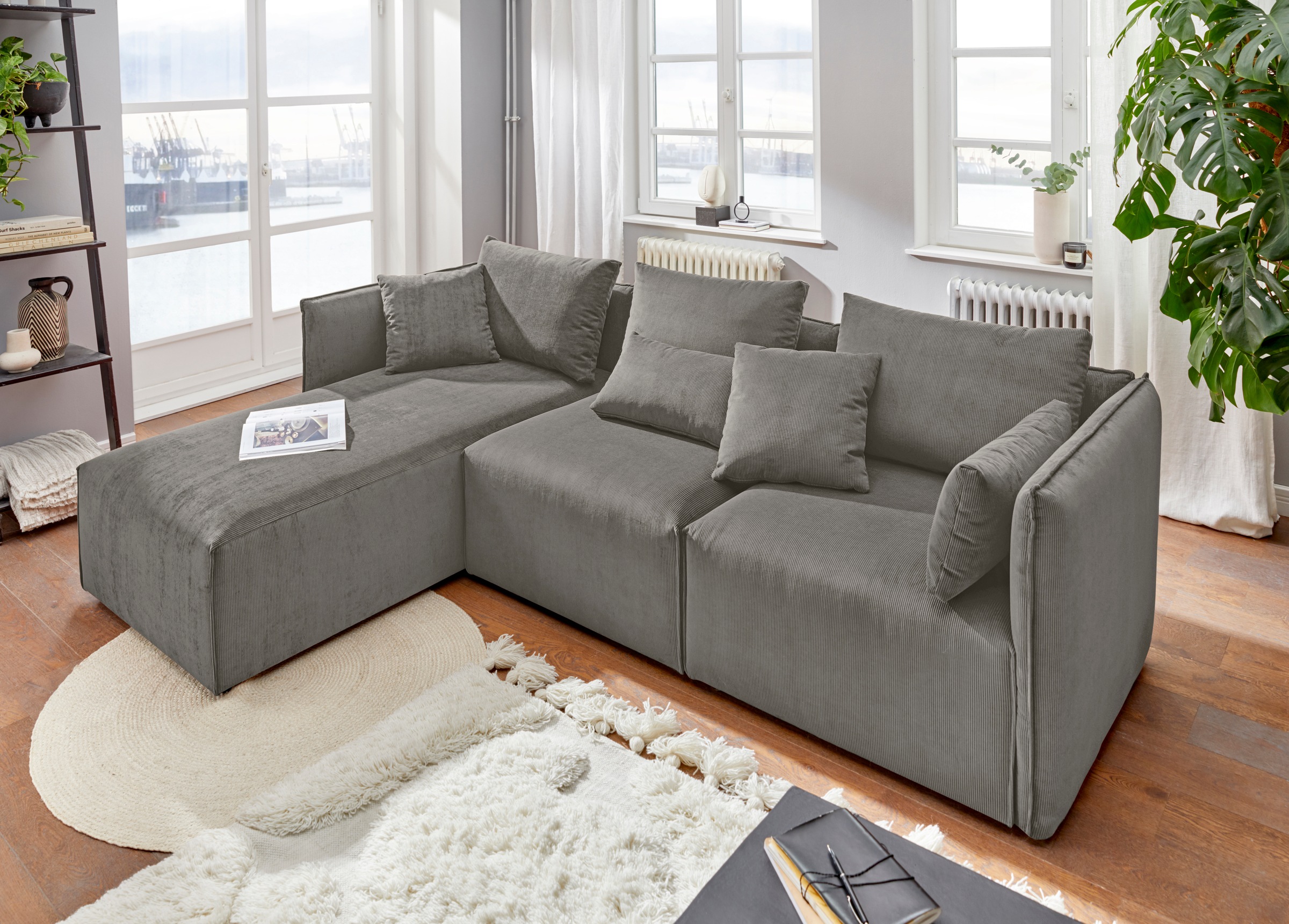 OTTO home Ecksofa "Nöre L-Form" 3 Teile, in vielen Bezugsqualitäten und Far günstig online kaufen