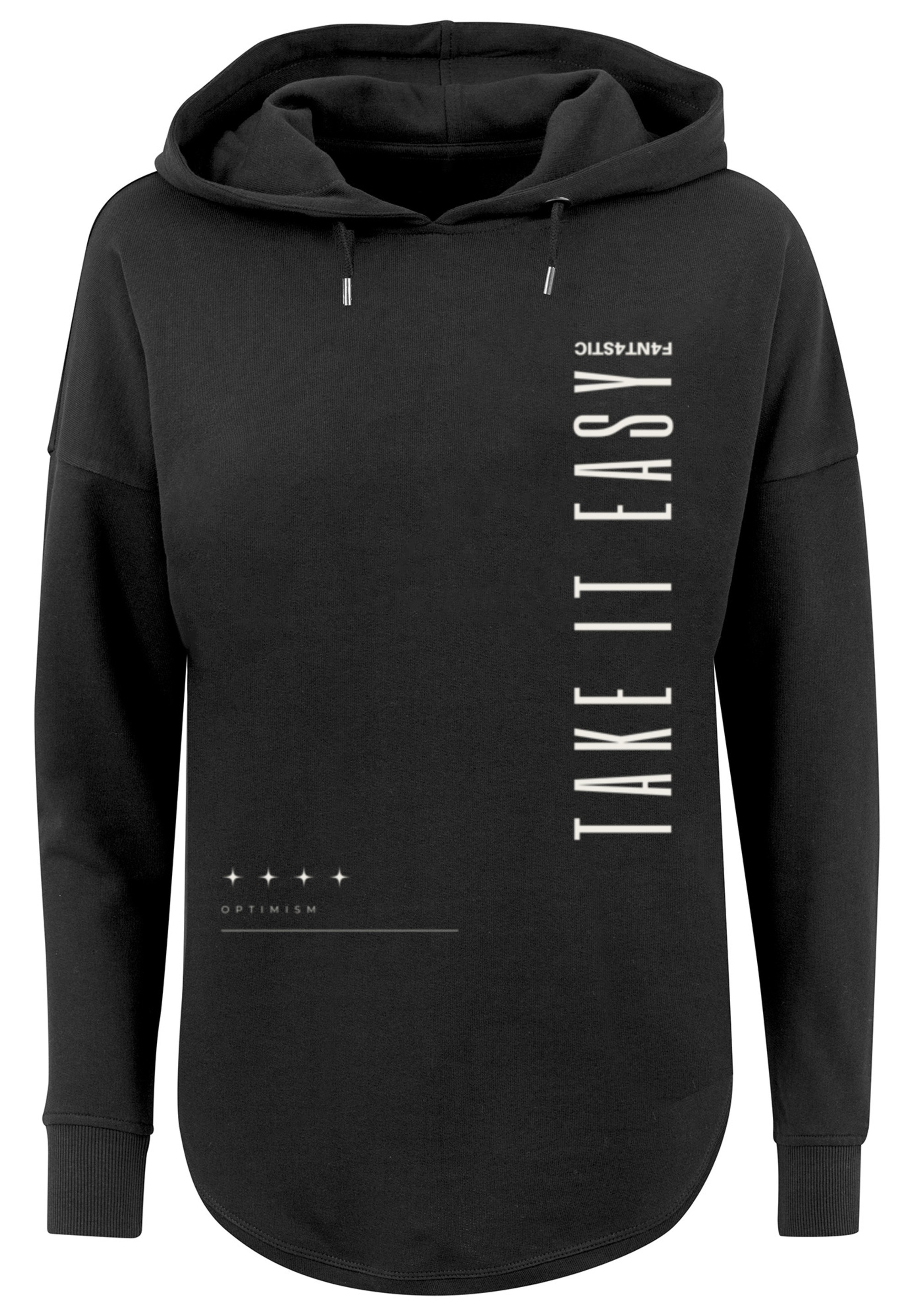 F4NT4STIC Kapuzenpullover »Take It Easy OVERSIZE HOODIE«, Print