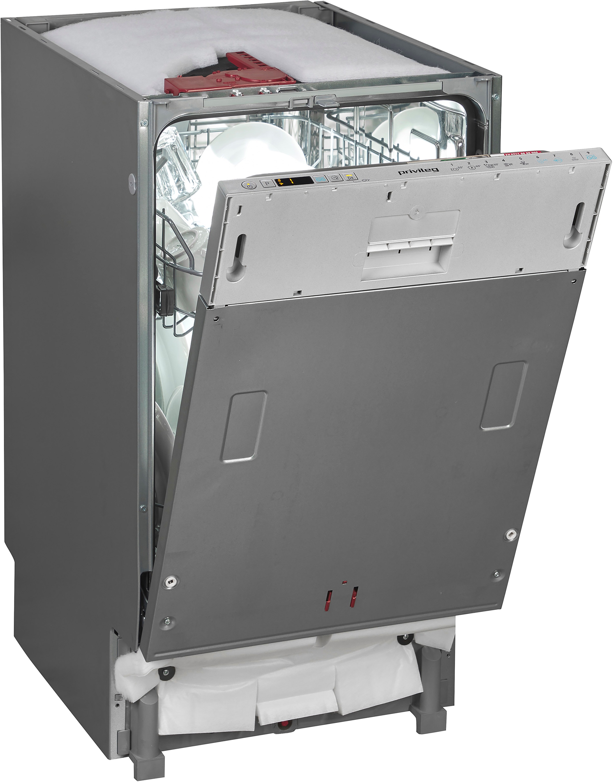 Privileg vollintegrierbarer Geschirrspüler "PV2IC10BS7LA0" 10 Maßgedecke Au günstig online kaufen