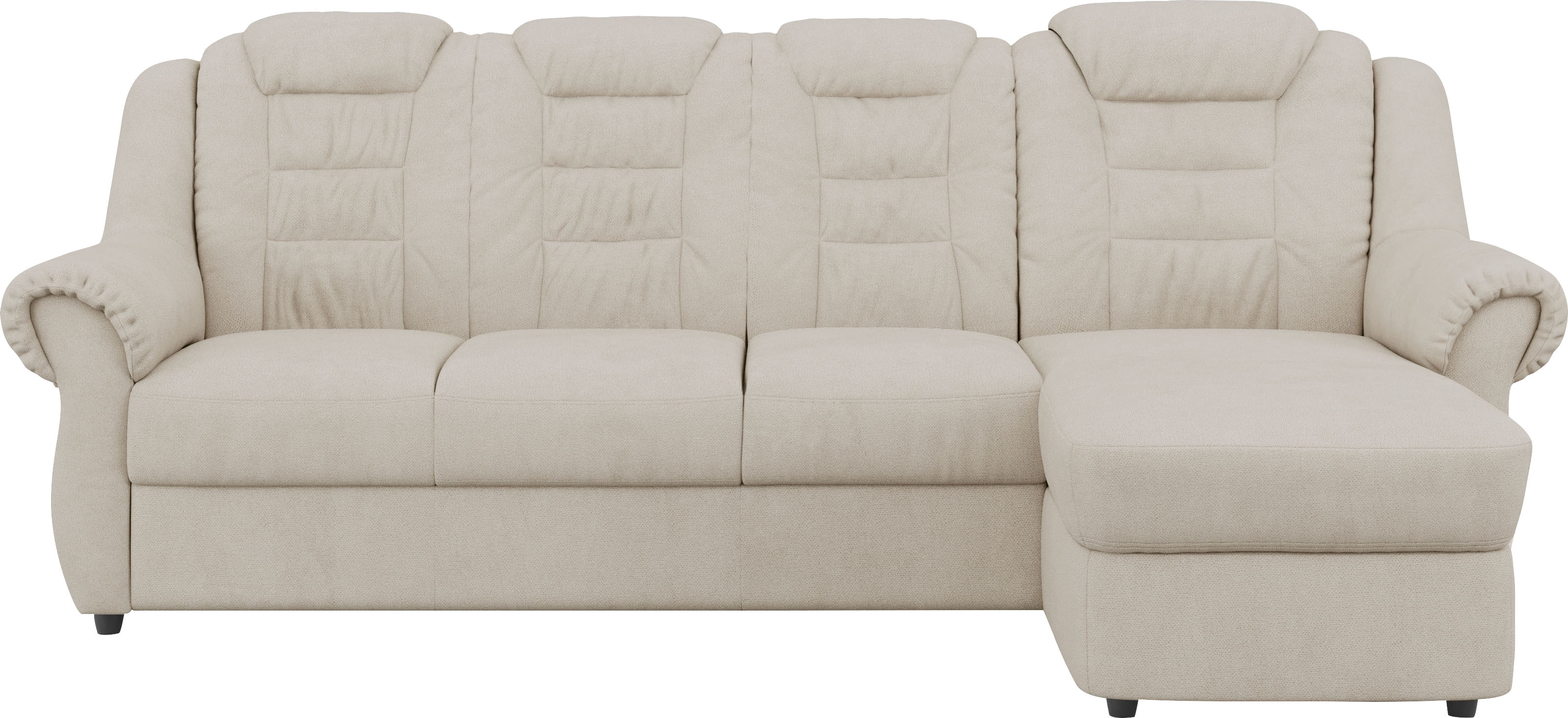 Home affaire Ecksofa "Boston L-Form" mit hoher Rückenlehne, wahlweise mit Schlaffunktion