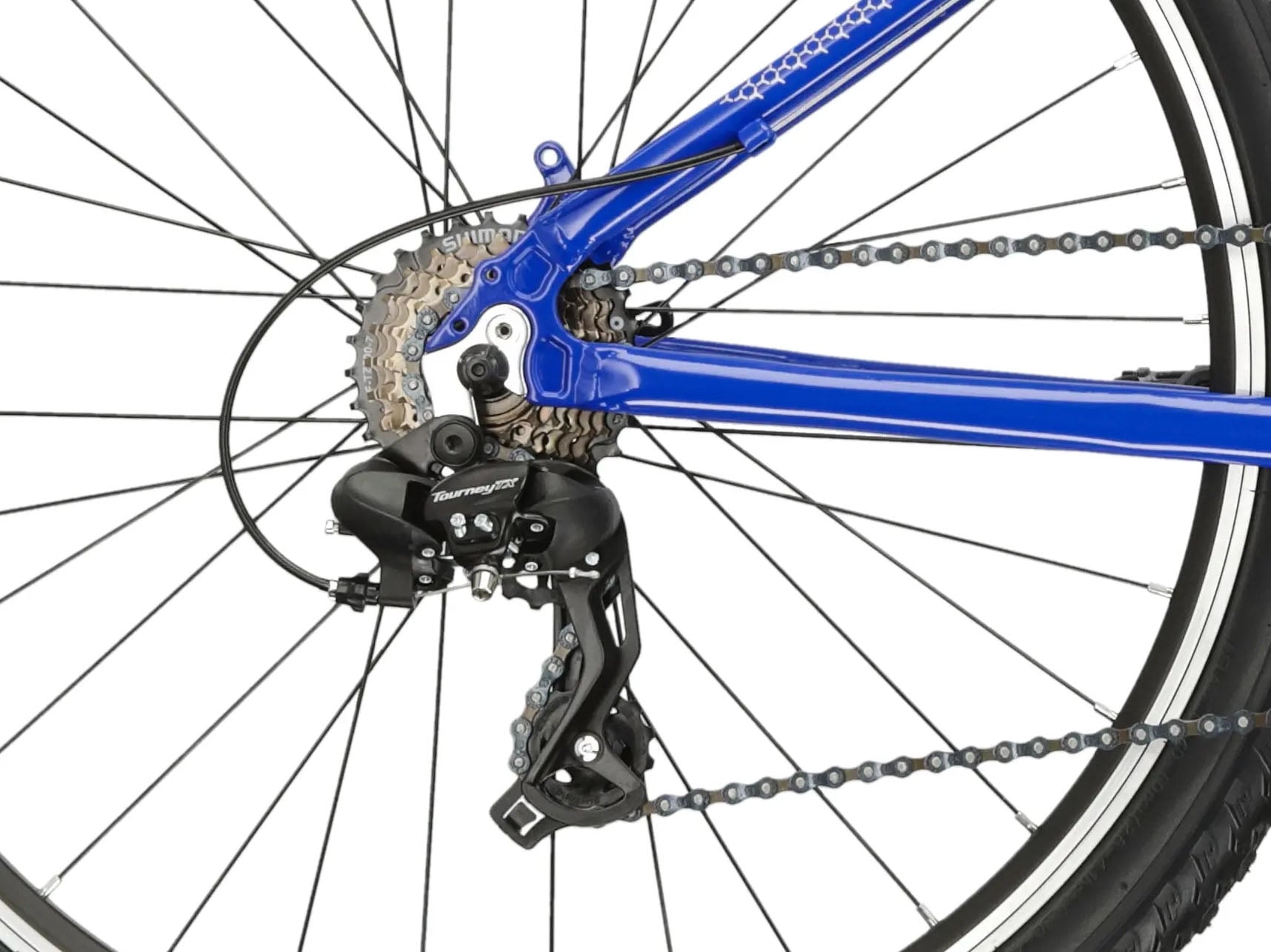 Kross Mountainbike »KROSS MTB Hardtail Hexagon 1.0 26" blau 21 Gänge«, 21 Gang, Shimano, TOURNEY TX800 Schaltwerk, Kettenschaltung