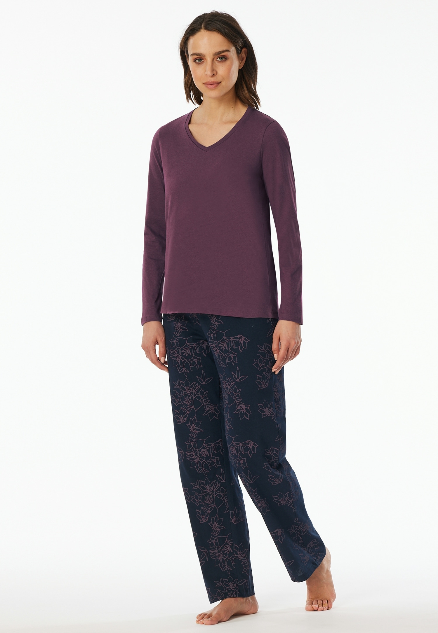 uncover by SCHIESSER Schlafanzug "UNCOVER Nightwear", (2 tlg.), Baumwolle, günstig online kaufen