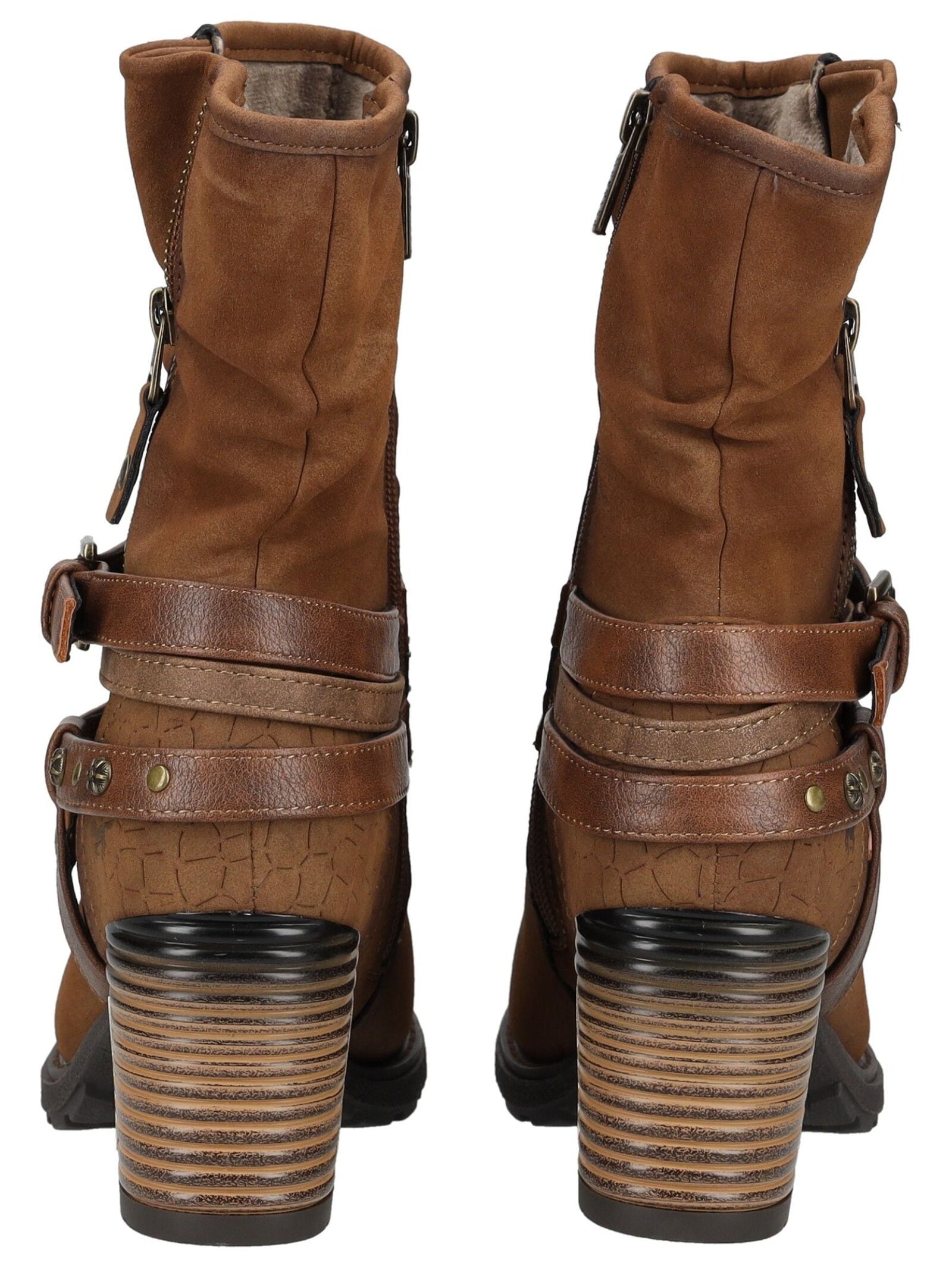 Mustang Shoes High-Heel-Stiefelette »Mustang Shoes Stiefelette Lederimitat«