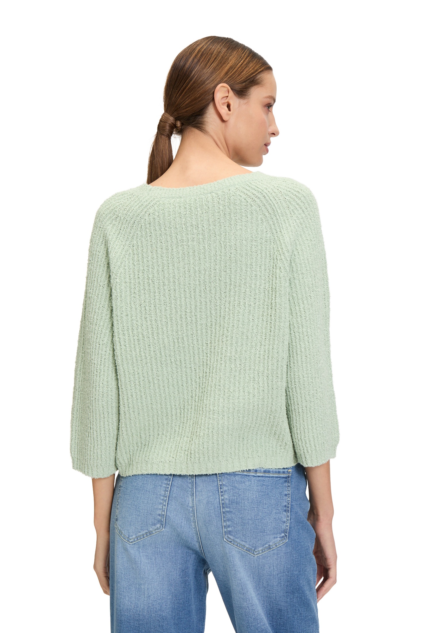 Cartoon Strickpullover »Cartoon Strickpullover mit Rundhalsausschnitt«, (1 tlg.), Struktur