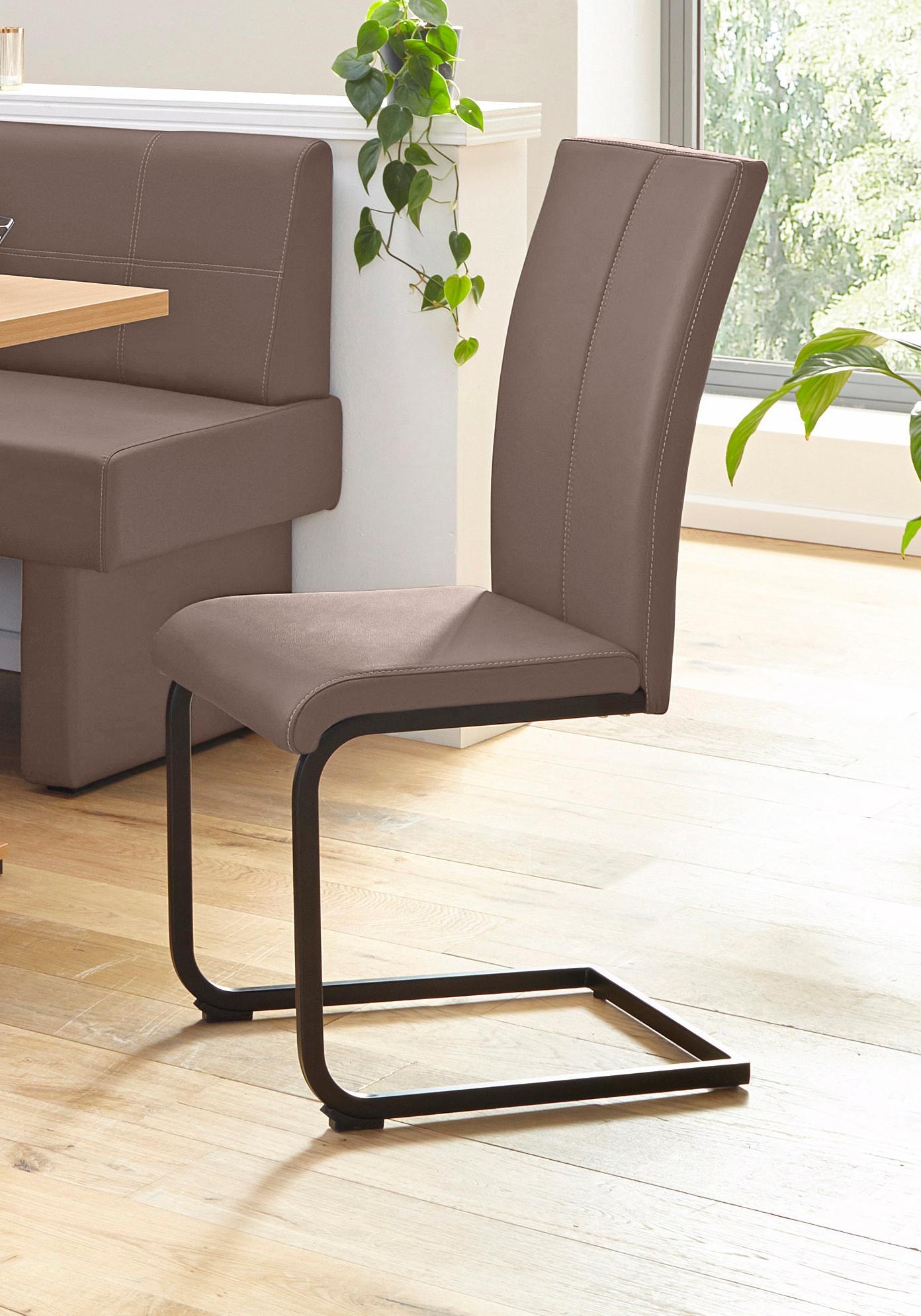 Home affaire Freischwinger "Nils" (Set) 2 Stk.Stuhl belastbar bis 120 Kg, G günstig online kaufen