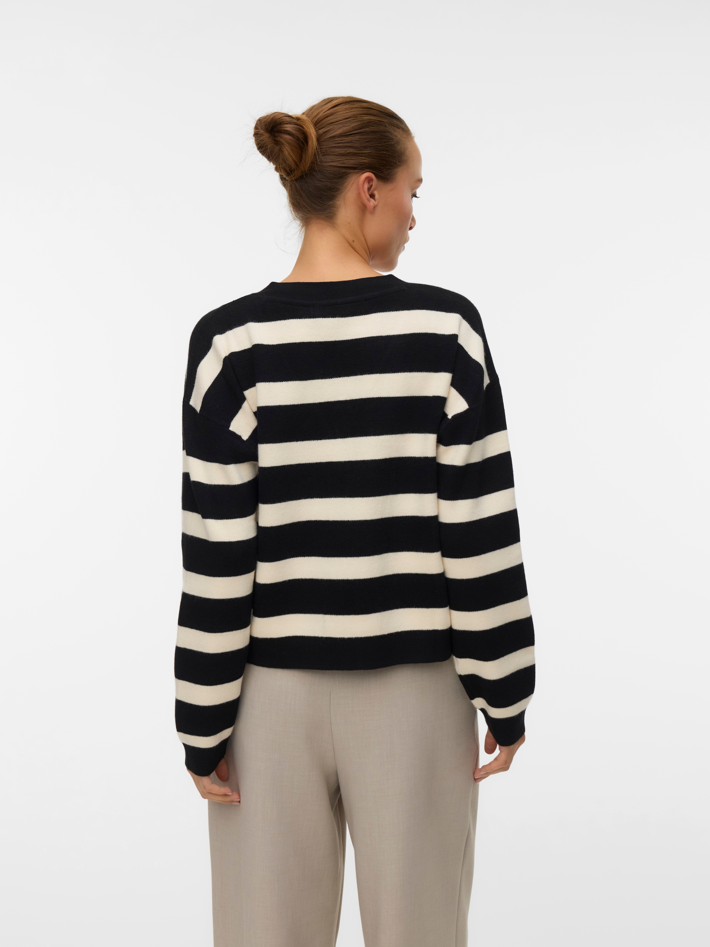 Vero Moda Strickjacke »VMSABA FULL NEEDLE LS V-NECK CARDI NOOS«