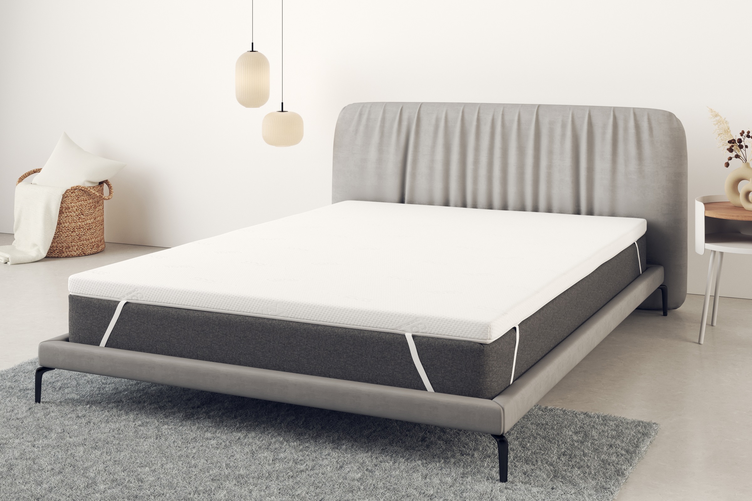 OTTO home Topper "Lasse, Topper 90x200 cm,180x200 cm & mehr" Matratze, Boxspringbett, ergonomisch, langlebige Qualität (RG 39)