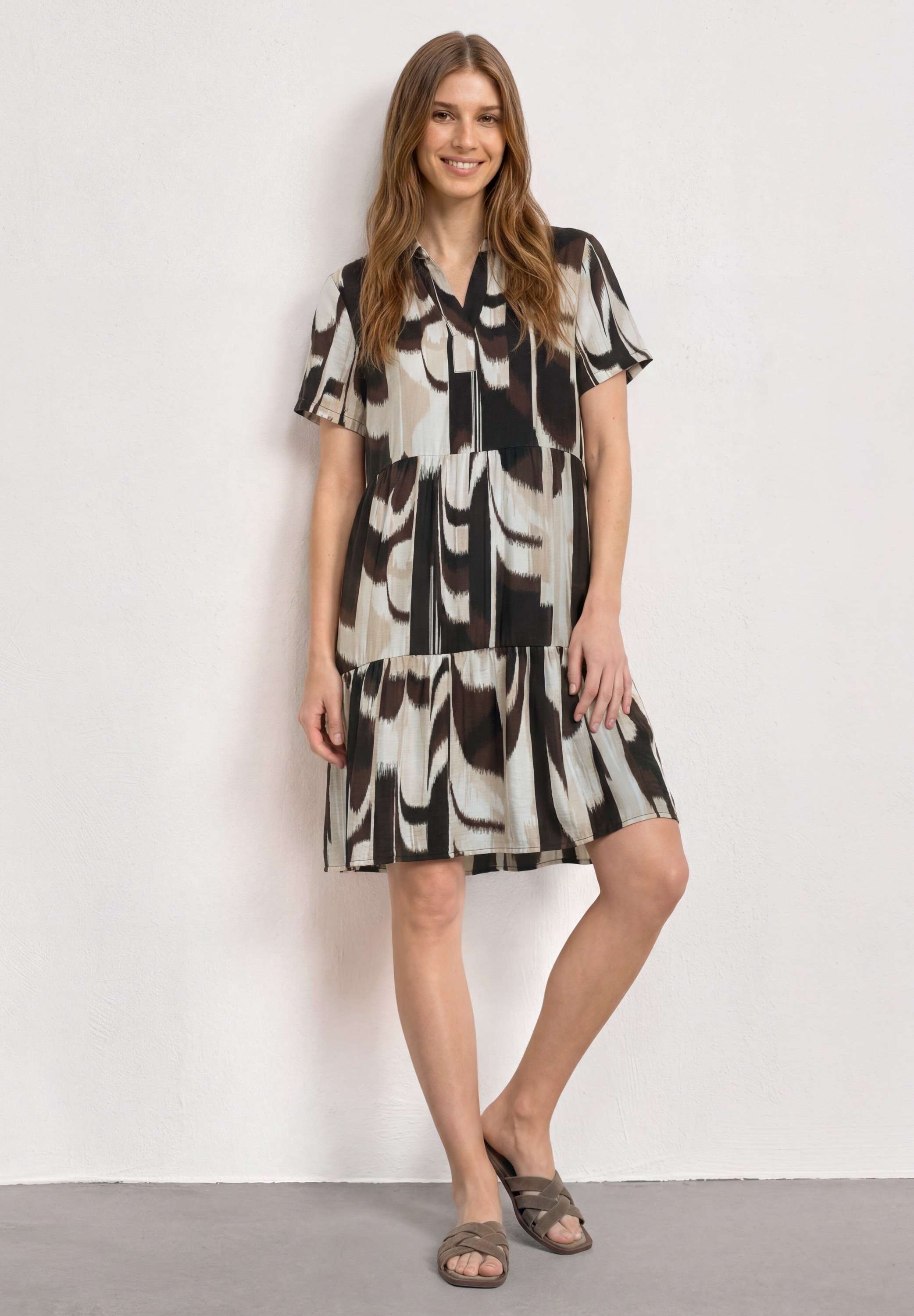 STREET ONE Blusenkleid Ohne Taschen im Hemdblusen-Style