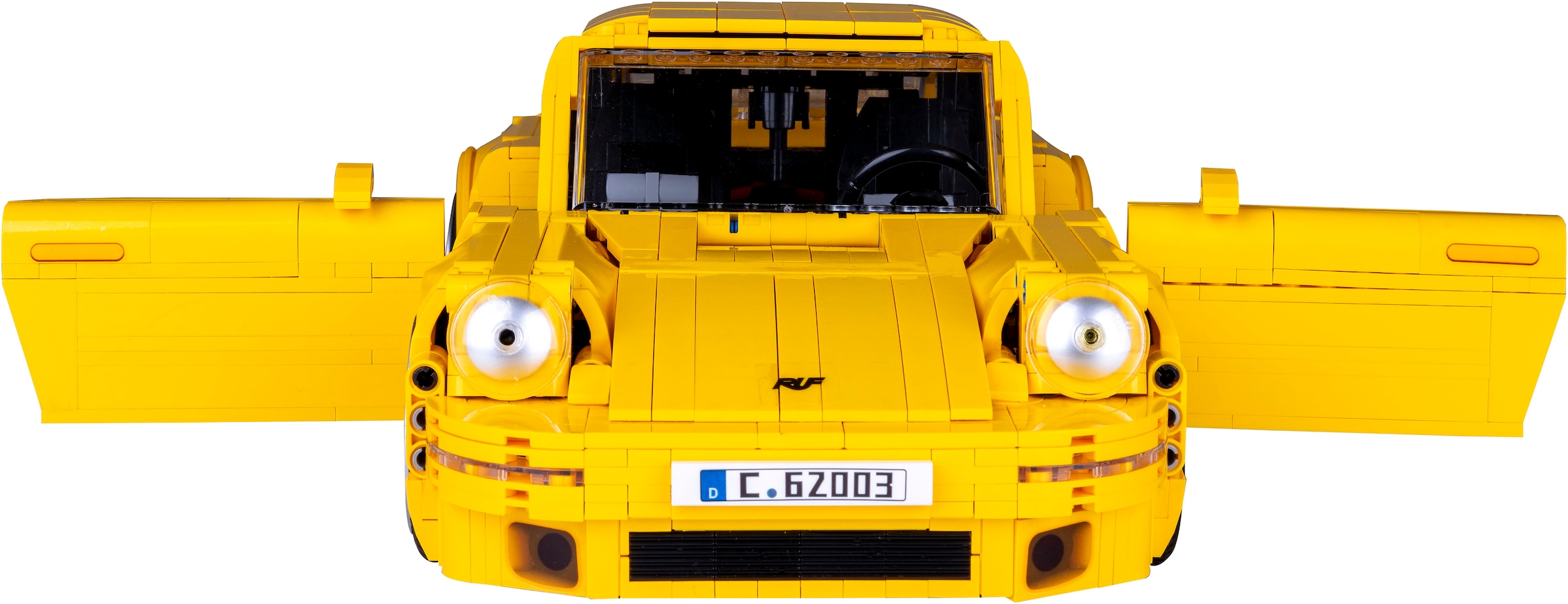 Jamara Konstruktions-Spielset »CaDA, RUF CTR 2017 Yellowbird 1:12 gelb Bricks«, (1515 St.)