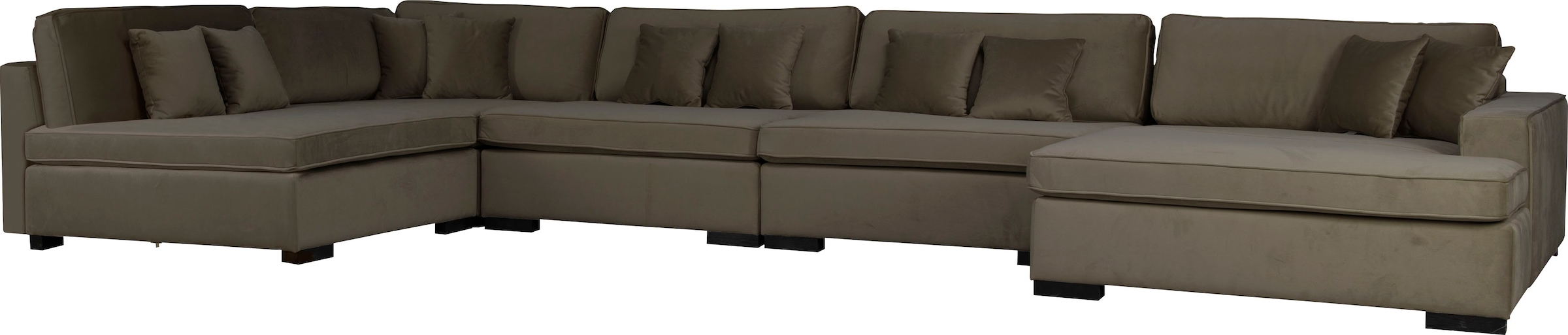 Guido Maria Kretschmer Home&Living Wohnlandschaft »Skara XXL U-Form«, Lounge-Sofa XXL mit Federkern-Polsterung, in vielen Bezugsvarianten