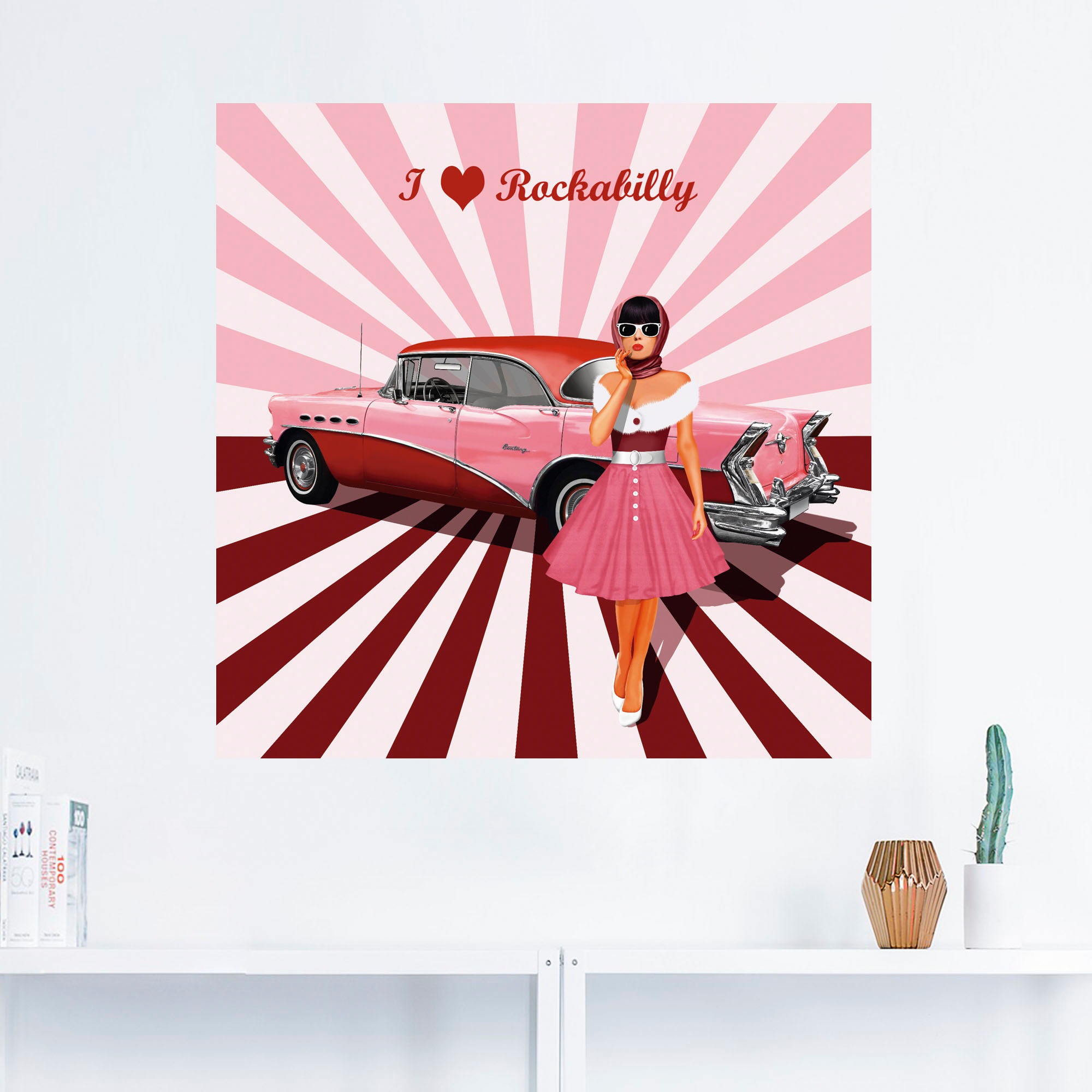 Artland Wandbild "Ich liebe Rockabilly", Ausstellungsplakate, (1 St.), als günstig online kaufen