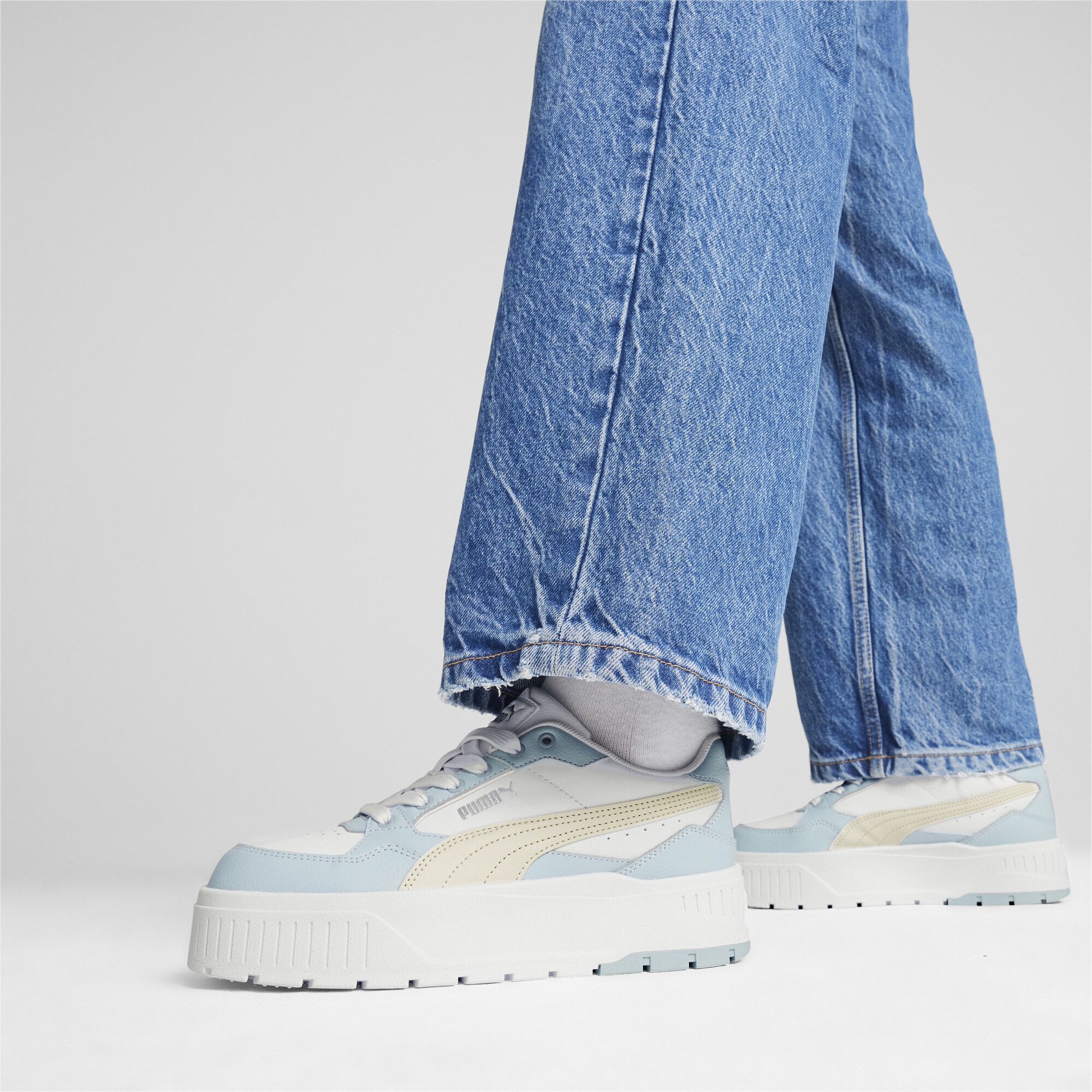 Shops puma platform trace blue