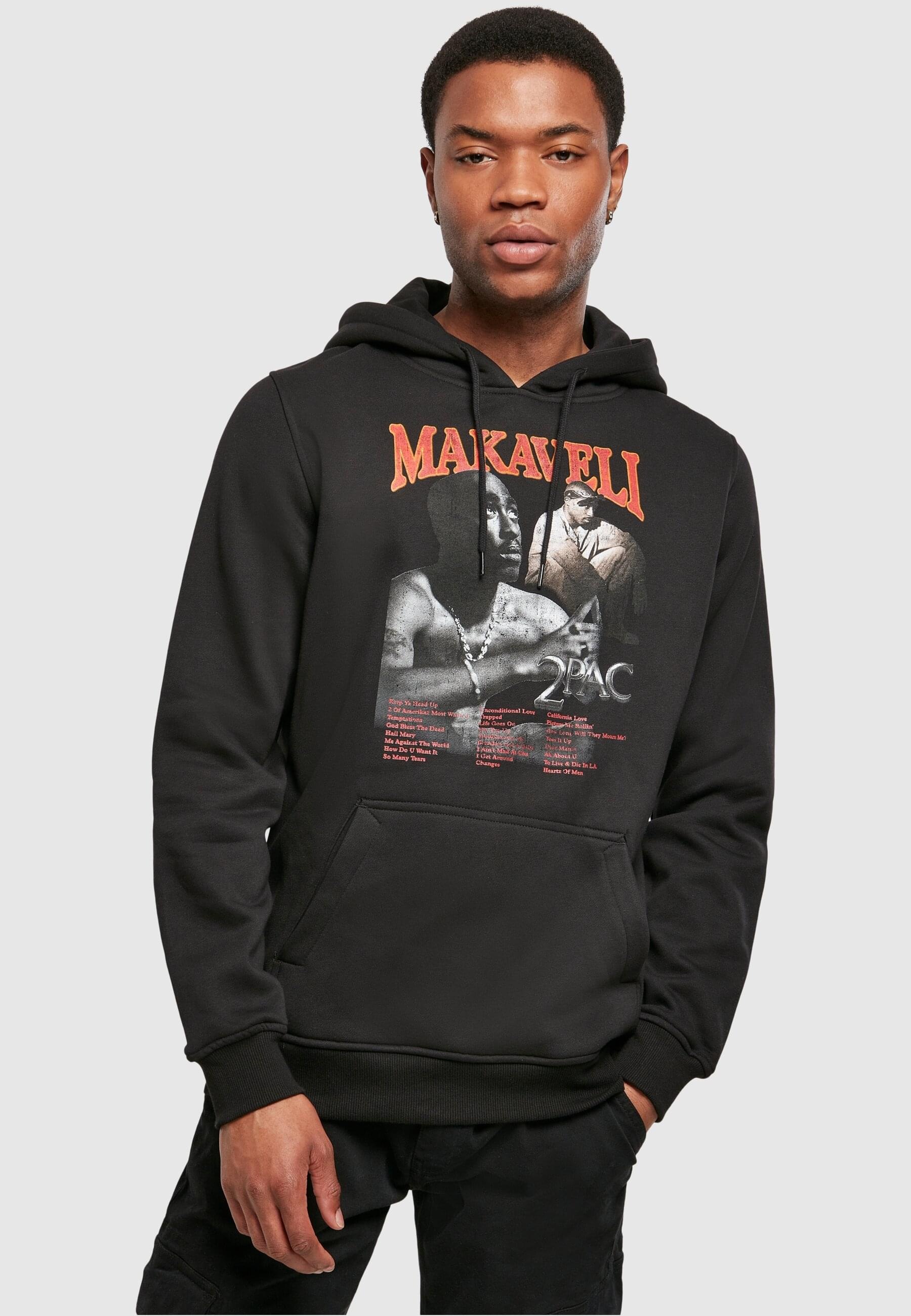 Merchcode Sweatshirt »Merchcode Herren Tupac Makaveli Hoody«, (1 tlg.)