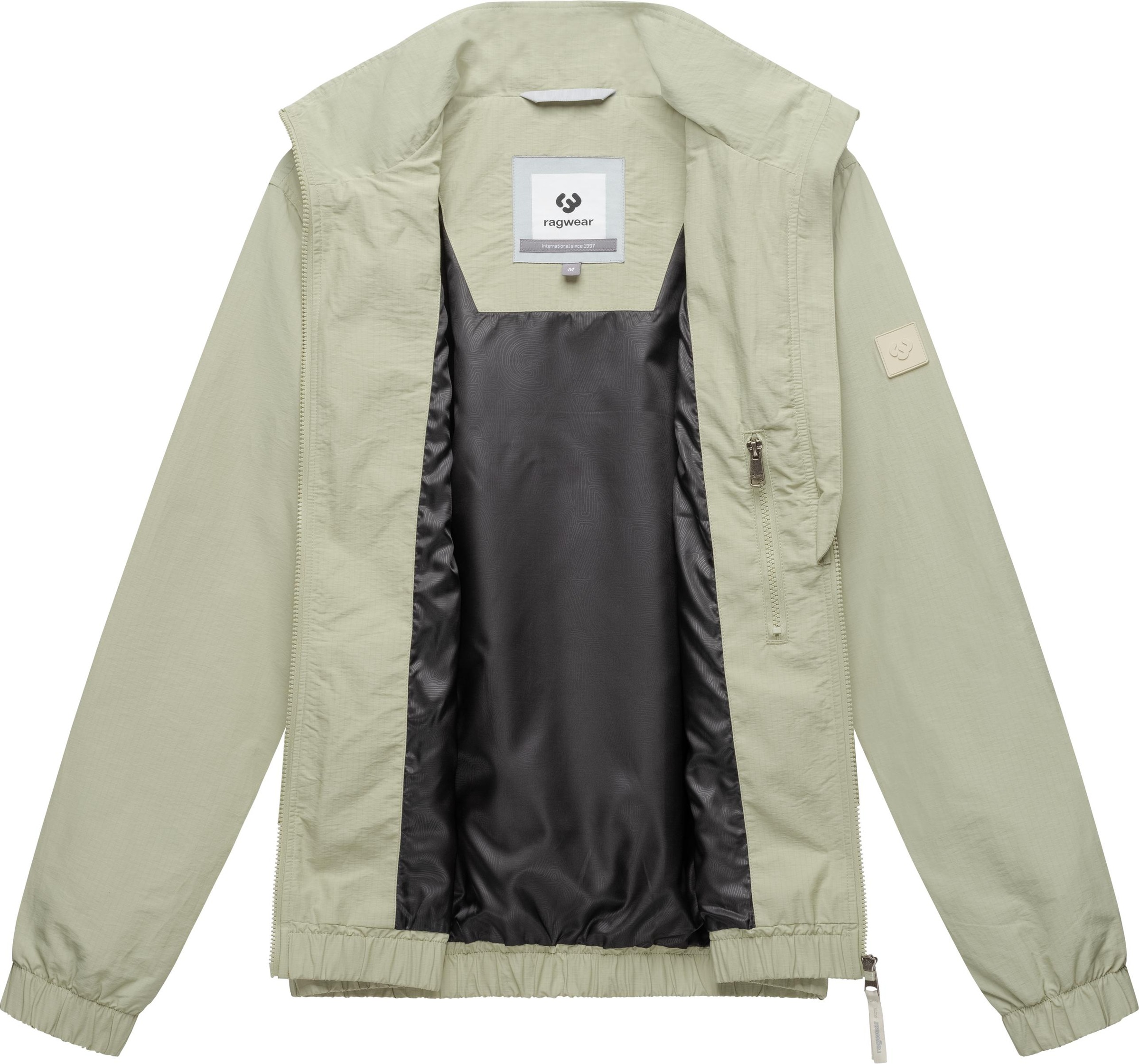 Ragwear Outdoorjacke »Holdeon«, ohne Kapuze, Stylische Herren Übergangsjacke aus Ripstop-Material