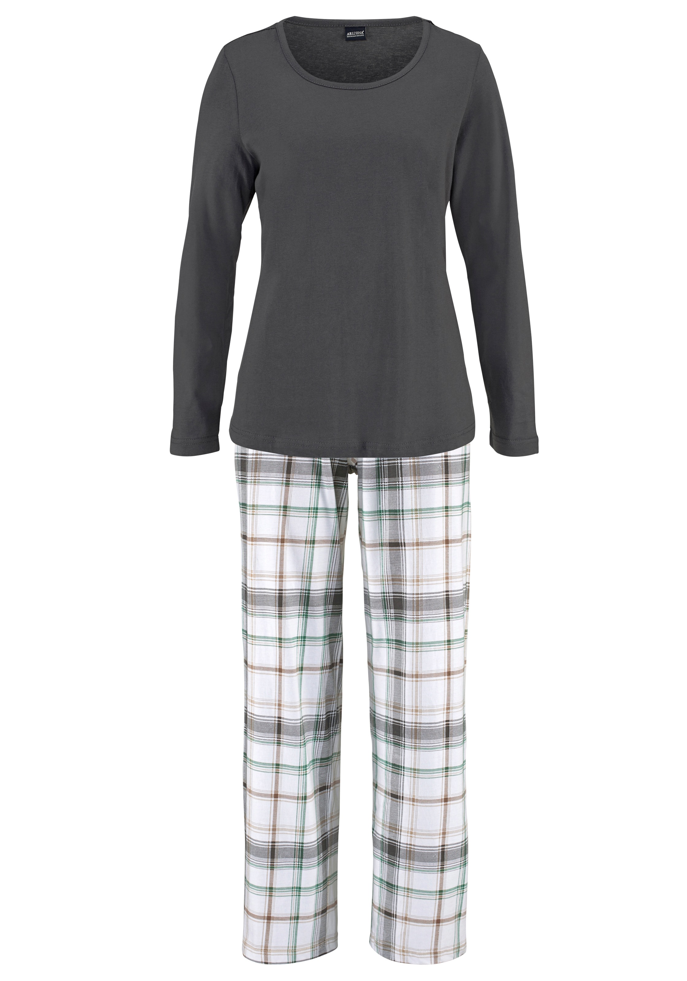 Arizona Pyjama (2 tlg. 1 Stück) mit Karomuster