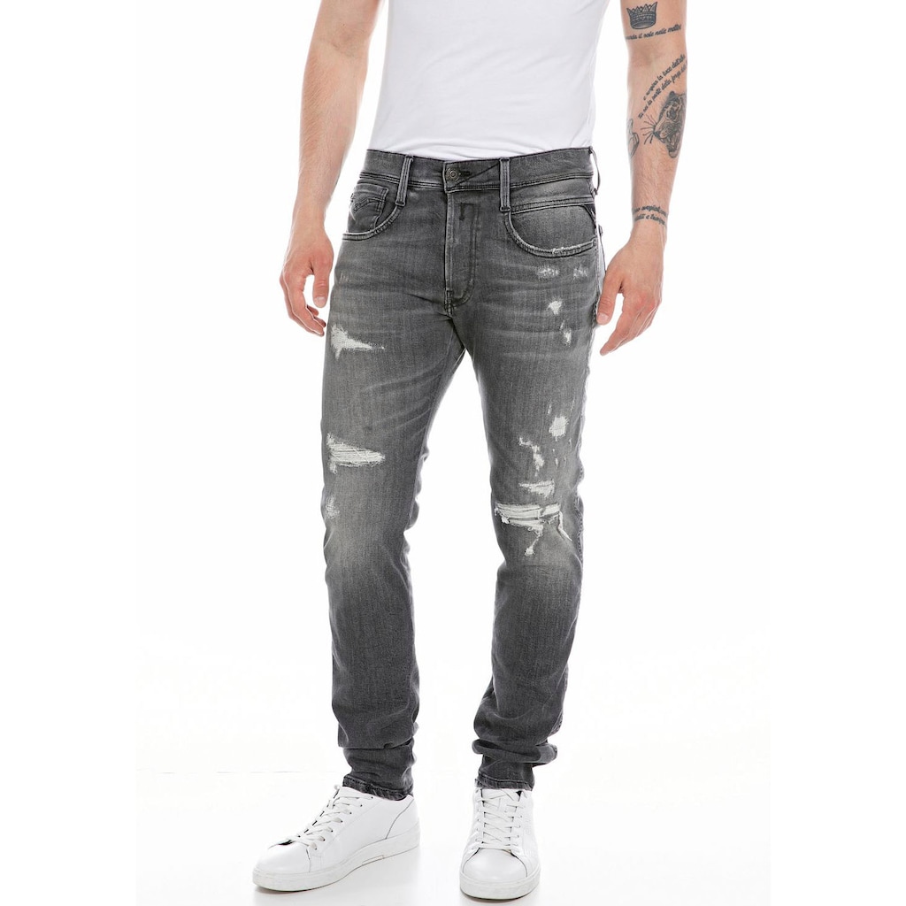 Replay Slim-fit-Jeans »ANBASS HYPERFLEX BIO«