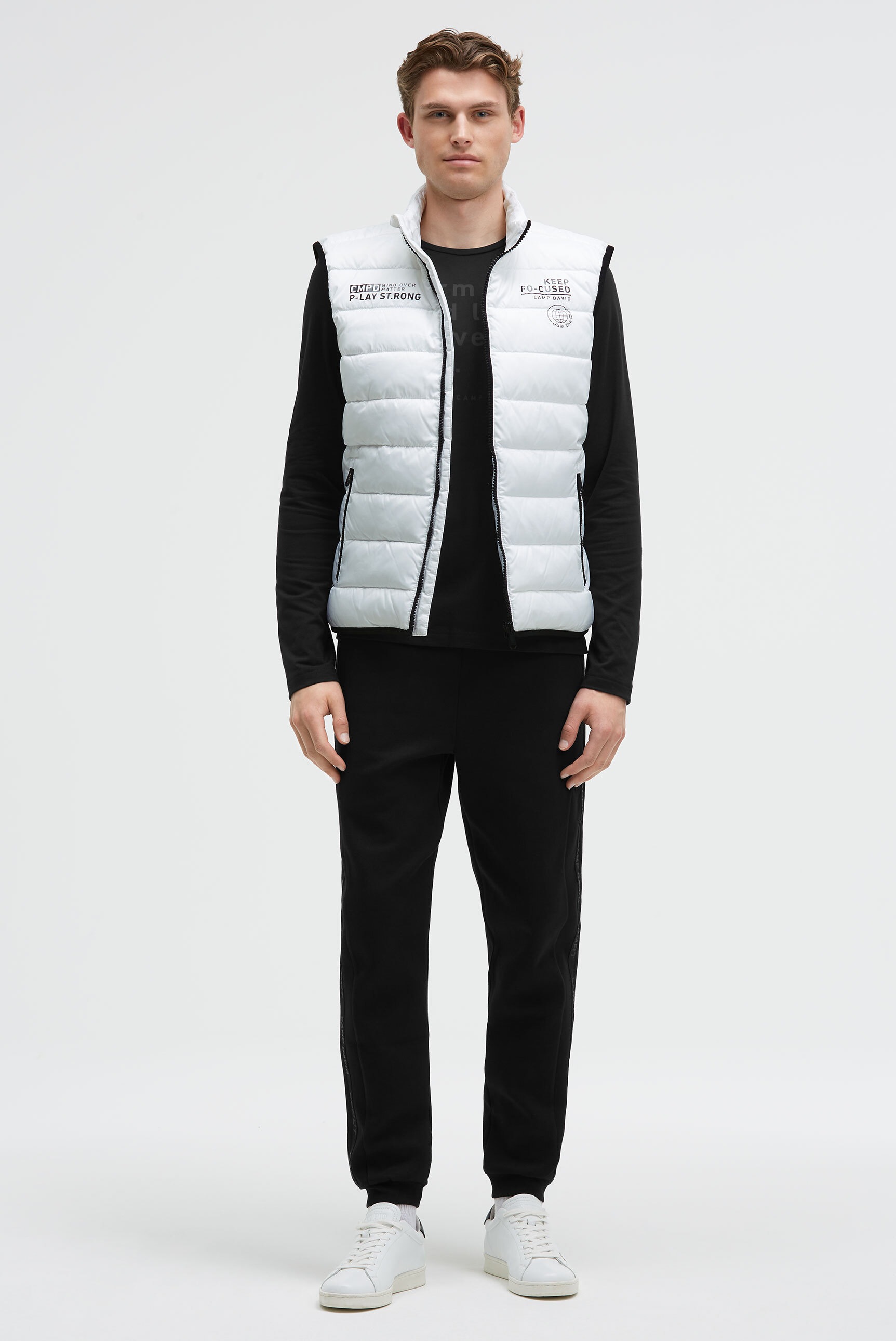 Thumbnail - CAMP DAVID Steppweste mit elastischem Saumabschluss