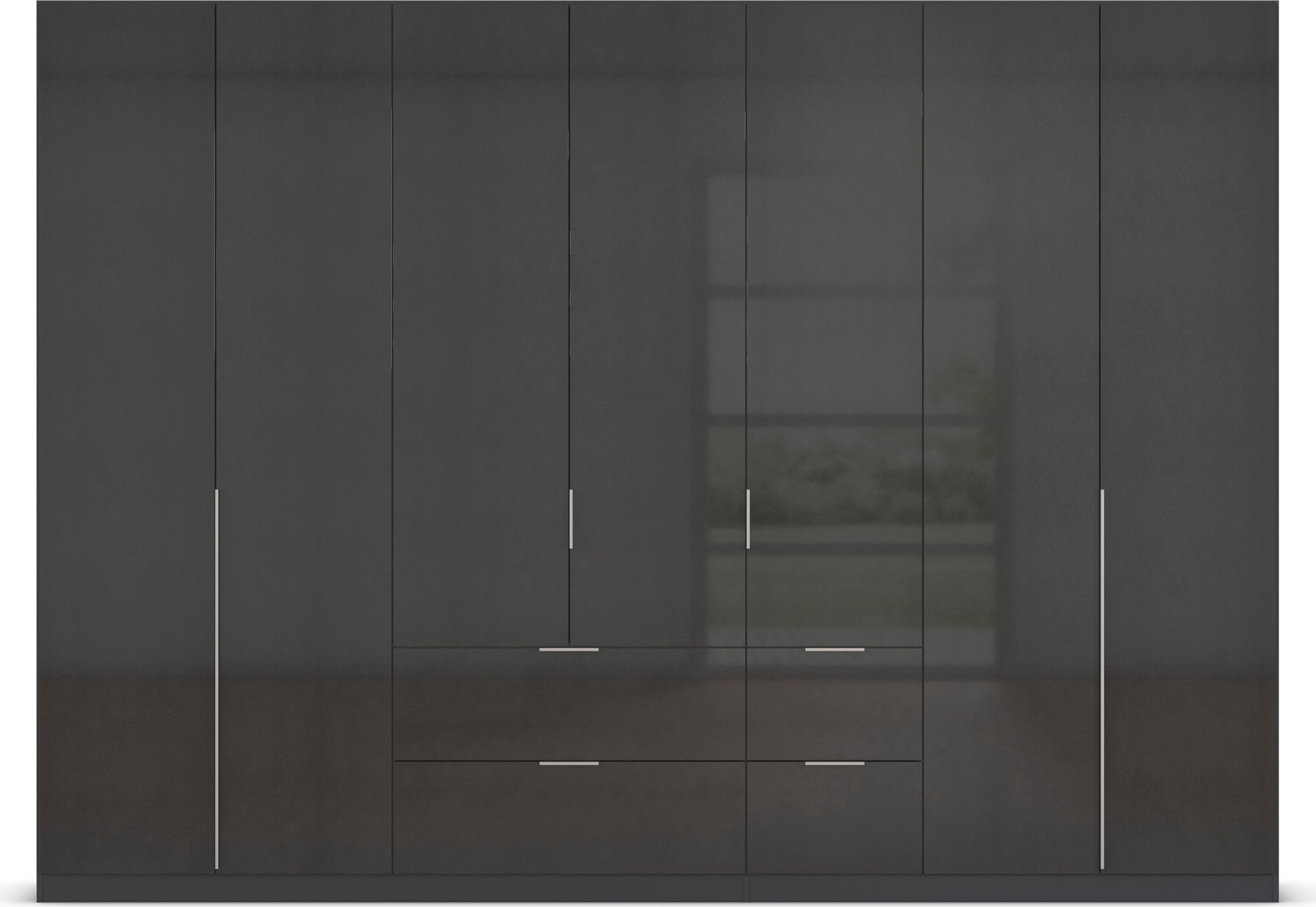 rauch Drehtürenschrank »Kleiderschrank Schrank Garderobe AGORDO mit Dekor- oder Hochglanzfront«, mit Außenschubkästen, in 6 Breiten und 2 Höhen MADE IN GERMANY
