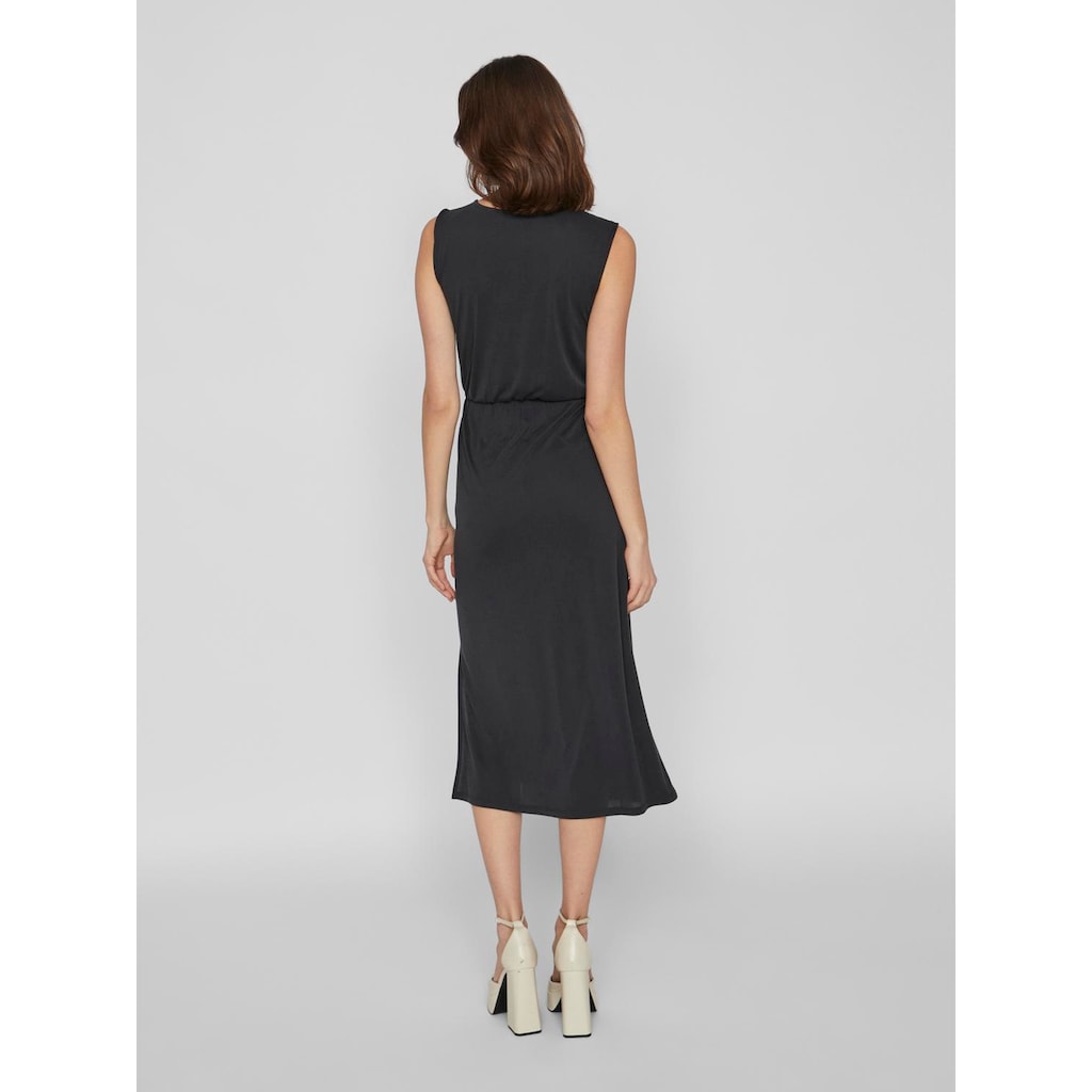 Vila Maxikleid »VIMODALA V-NECK S/L MIDI DRESS - NOOS«