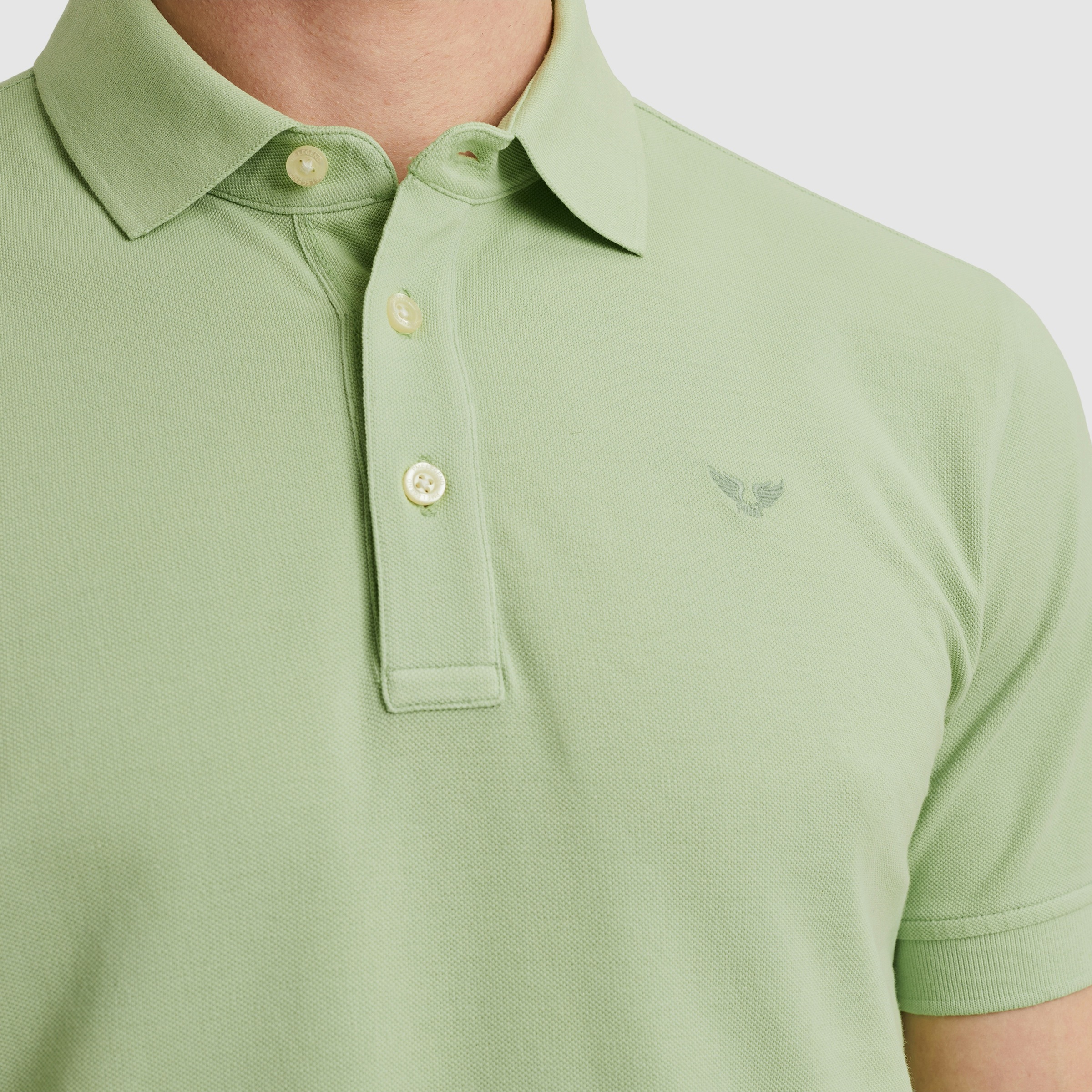 PME LEGEND Poloshirt »Short sleeve polo pique garment dye«, mit Logo Stickerei
