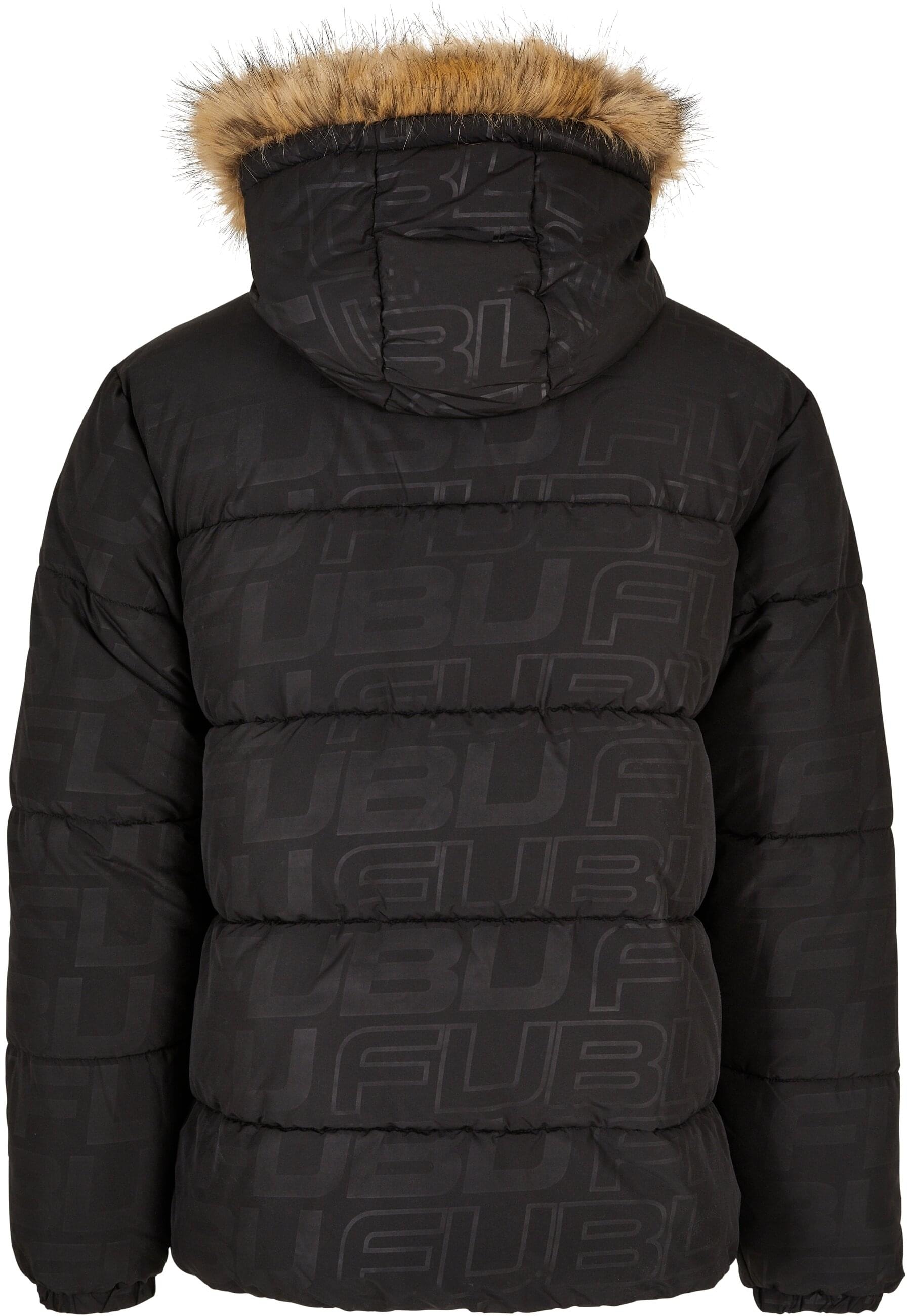 Fubu Winterjacke »Fubu Herren FM224-039-2 FUBU Corporate AOP Puffer Jacket«, (1 St.), mit Kapuze