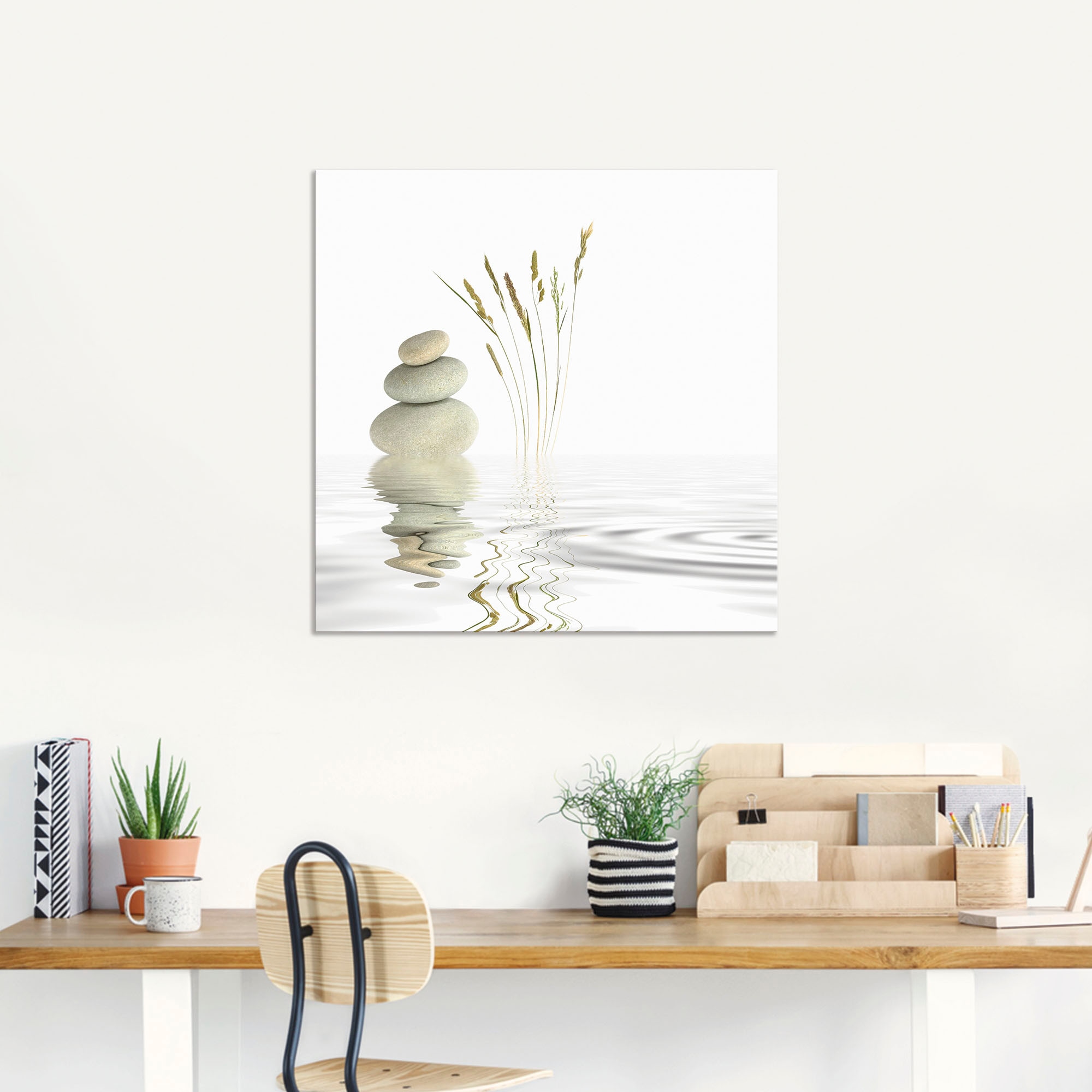 Artland Wandbild »Zen Friede«, Zen, (1 St.), als Alubild, Outdoorbild, Leinwandbild, Poster, Wandaufkleber