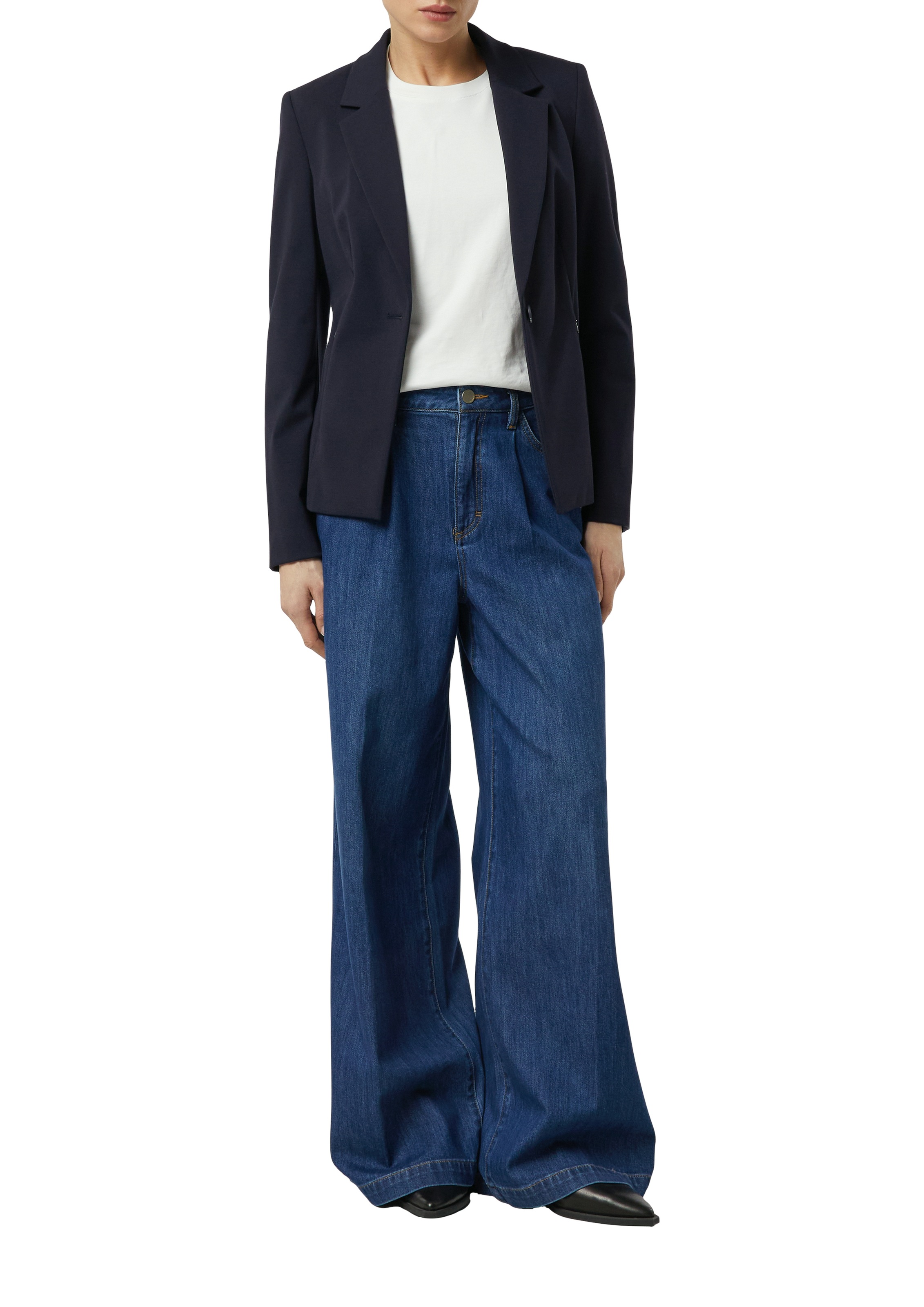 Comma Jackenblazer mit Knopfverschluss und Reißverschlusstaschen günstig online kaufen