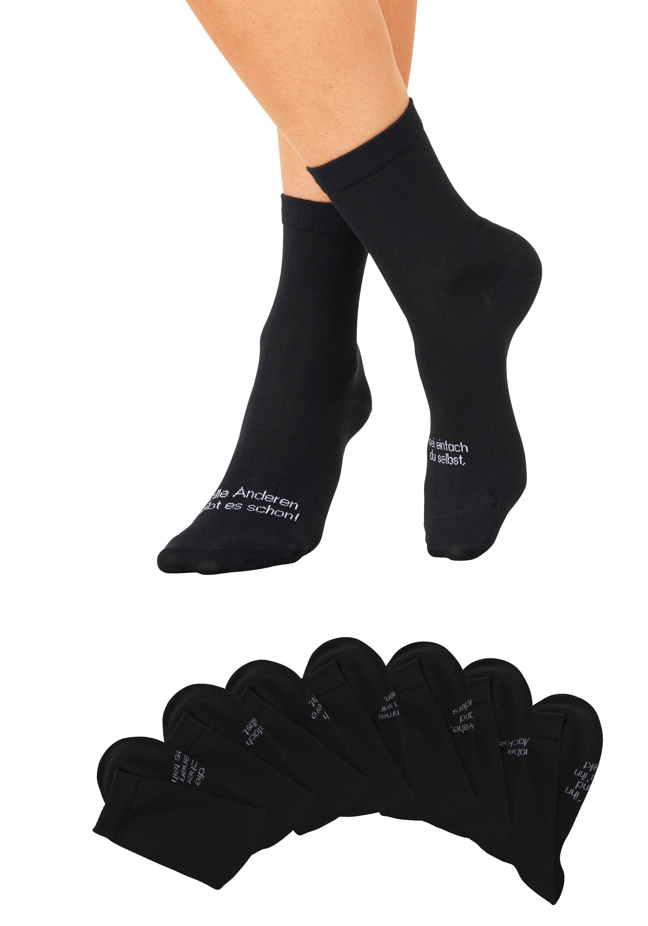 Bench. Socken Packung, 7 Stk. tlg. mit Turnbeutel günstig online kaufen