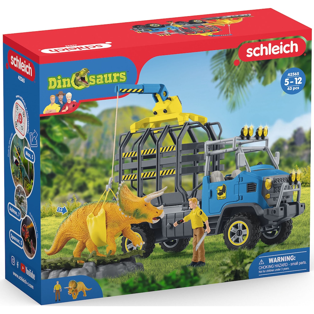 Schleich® Spielwelt »DINOSAURS, Dinosaurier Truck Mission (42565)«