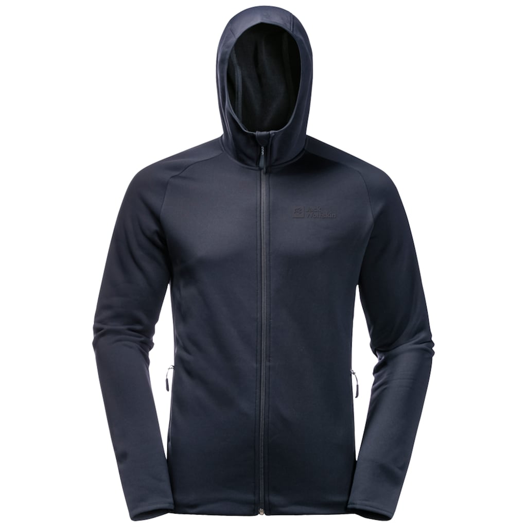 Jack Wolfskin Fleecejacke »BAISELBERG HOODED FZ M«, mit Kapuze