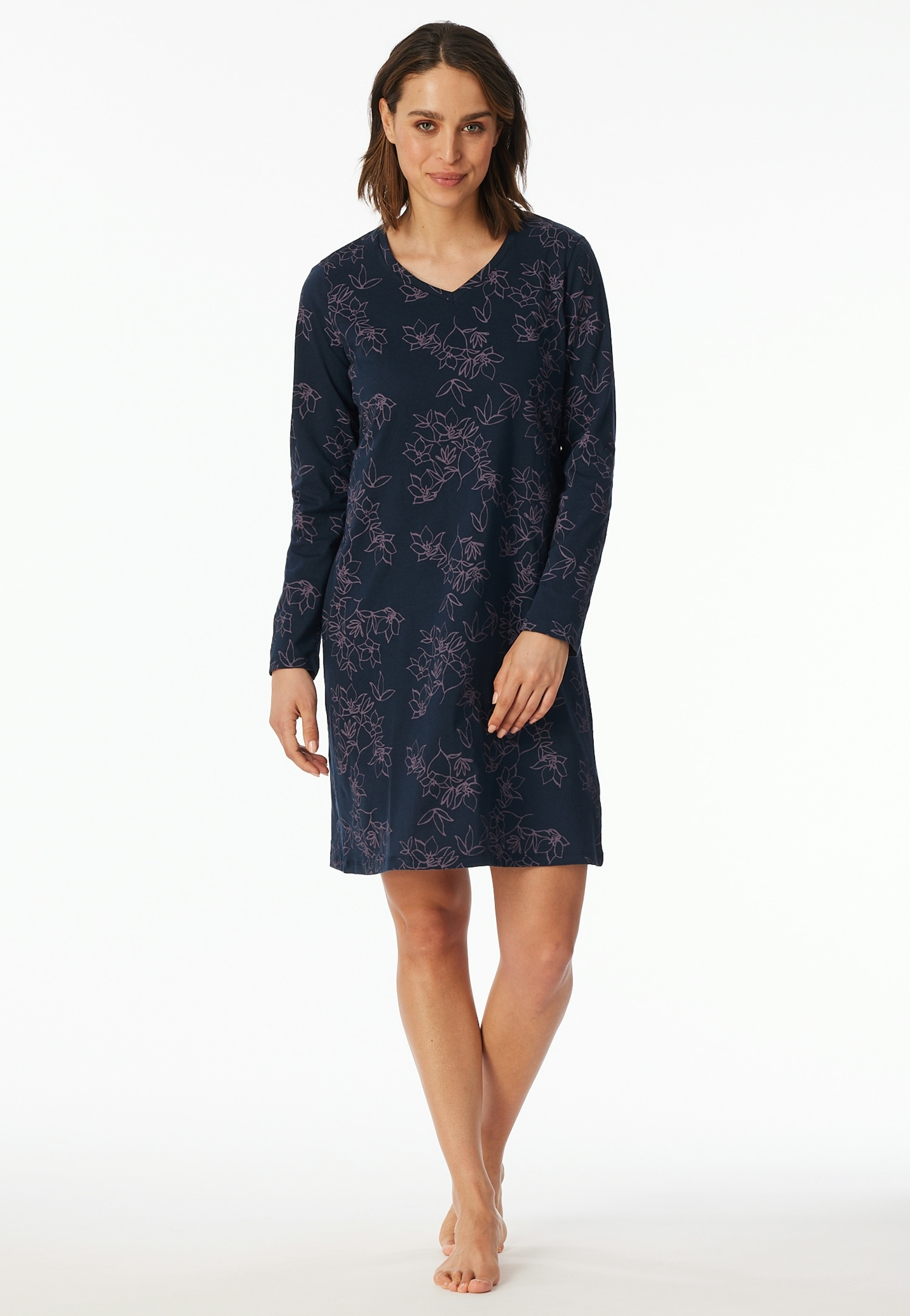 uncover by SCHIESSER Nachthemd "Uncover Nightwear" 0, Baumwolle, Single Jer günstig online kaufen