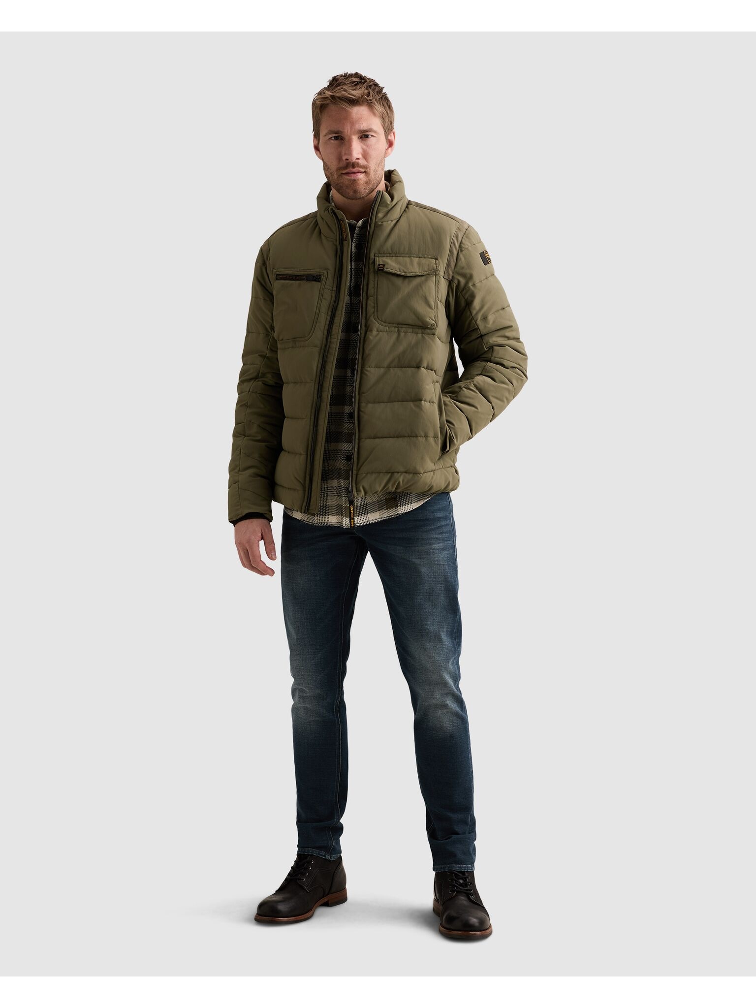 PME LEGEND Outdoorjacke wasserabweisend, mit horizontaler Steppung