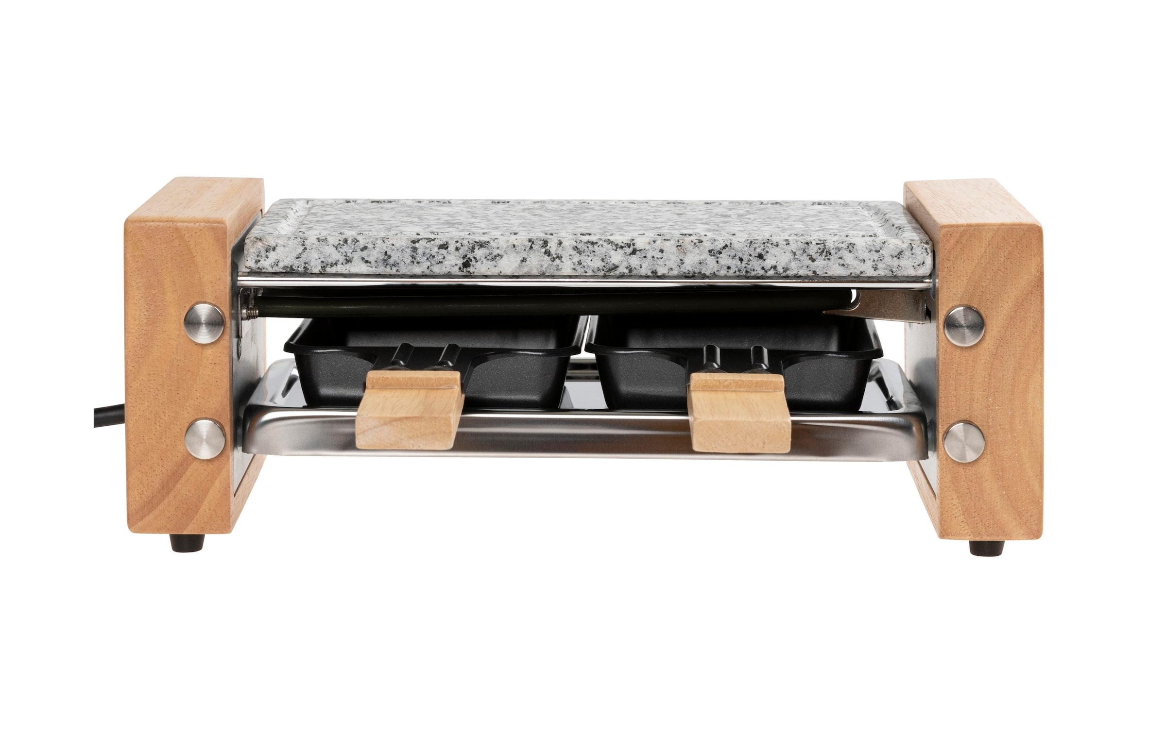 FURBER Raclette »Raclette-Grill 2P Holz/Stein« 350 W