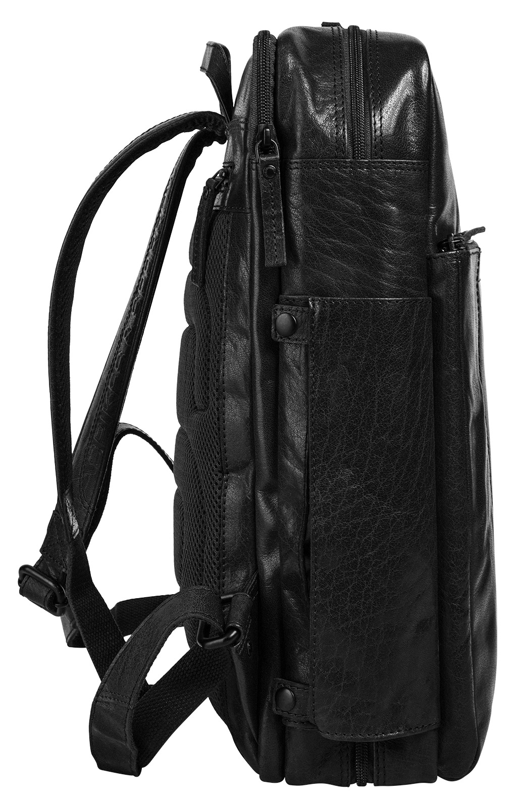 Spikes & Sparrow Laptoprucksack, echt Leder