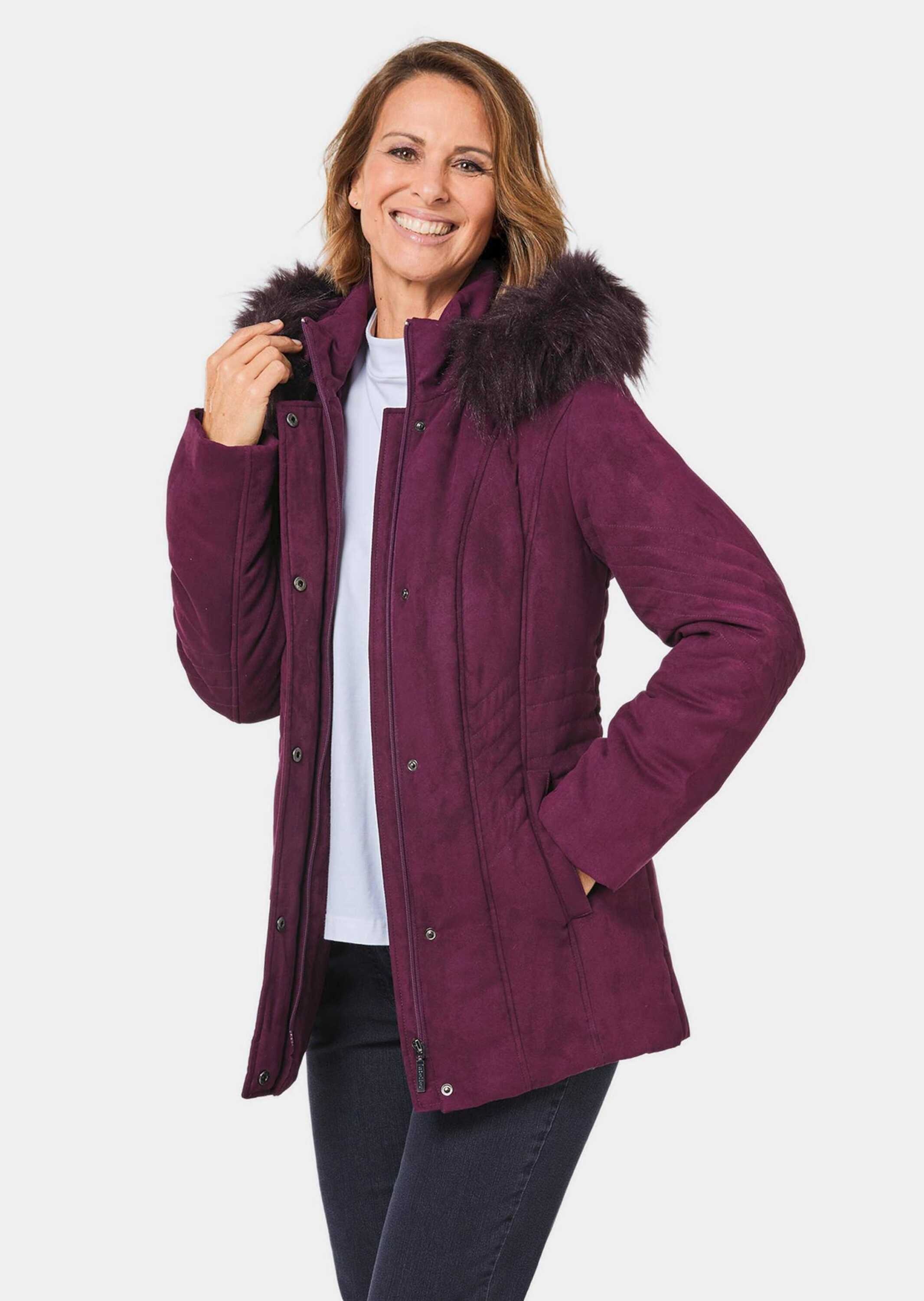 GOLDNER Steppjacke "Kurzgröße Steppjacke mit Kapuze" Abnehmbare Kapuze und günstig online kaufen