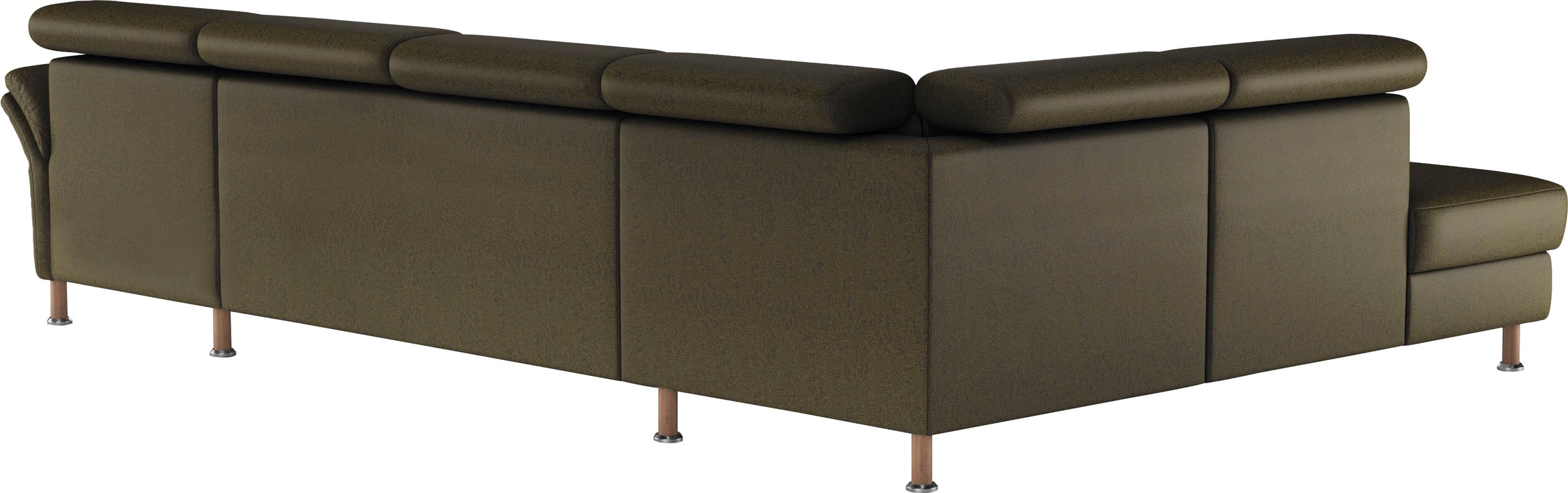 Wohnlandschaft HOME AFFAIRE "Calypso U-Form", grün (olive), B:334cm H:85cm T:227cm, 100%Polyester, Sofas, Wohnlandschaft, wahlweise mit motorischer Relaxfunktion 6