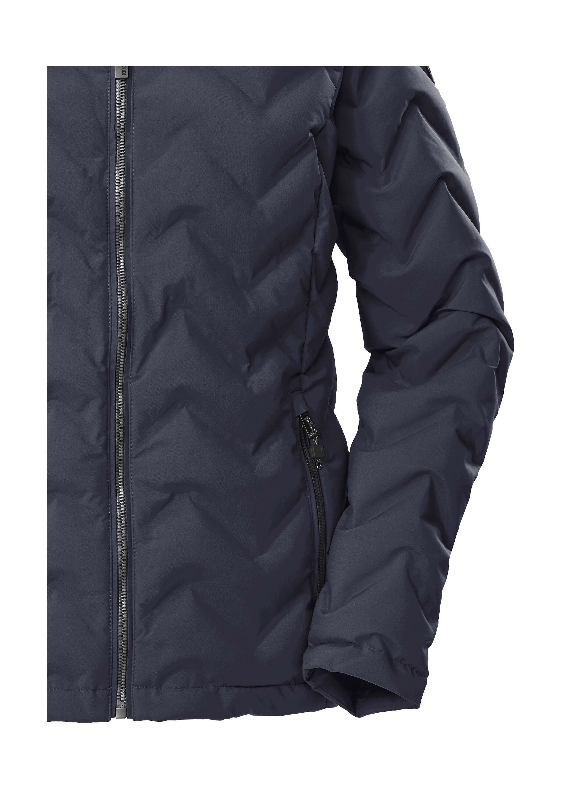 Killtec Steppjacke »KOW 23 WMN QLTD JCKT«, Wasserabweisende Damenjacke mit verstellbarer Kapuze und Taschen