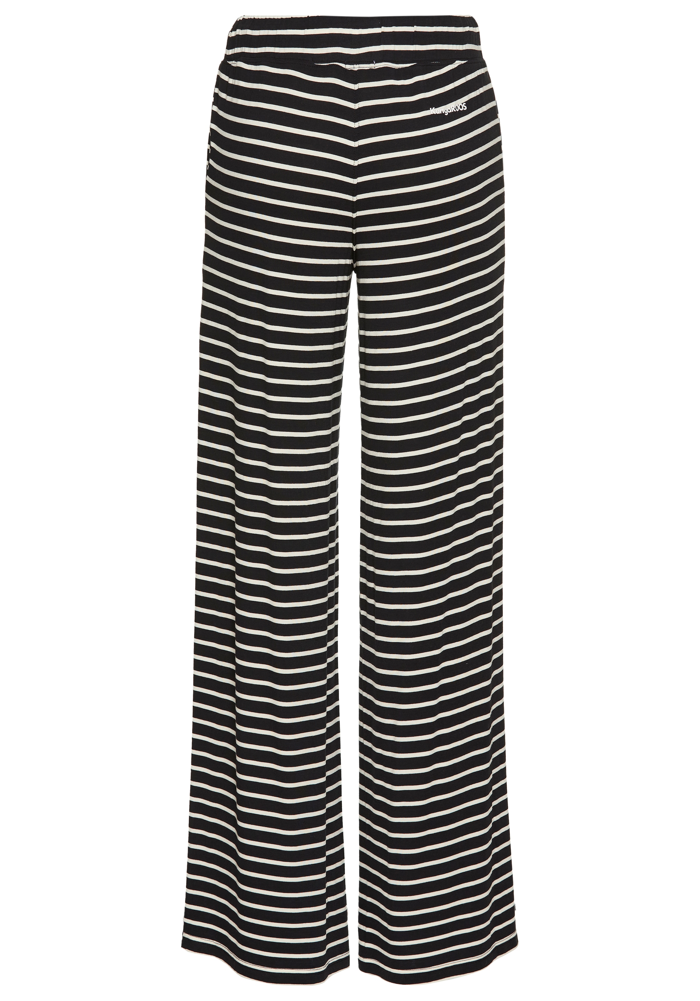 KangaROOS Jerseyhose, gestreift mit weitem Beim - NEUE KOLLEKTION