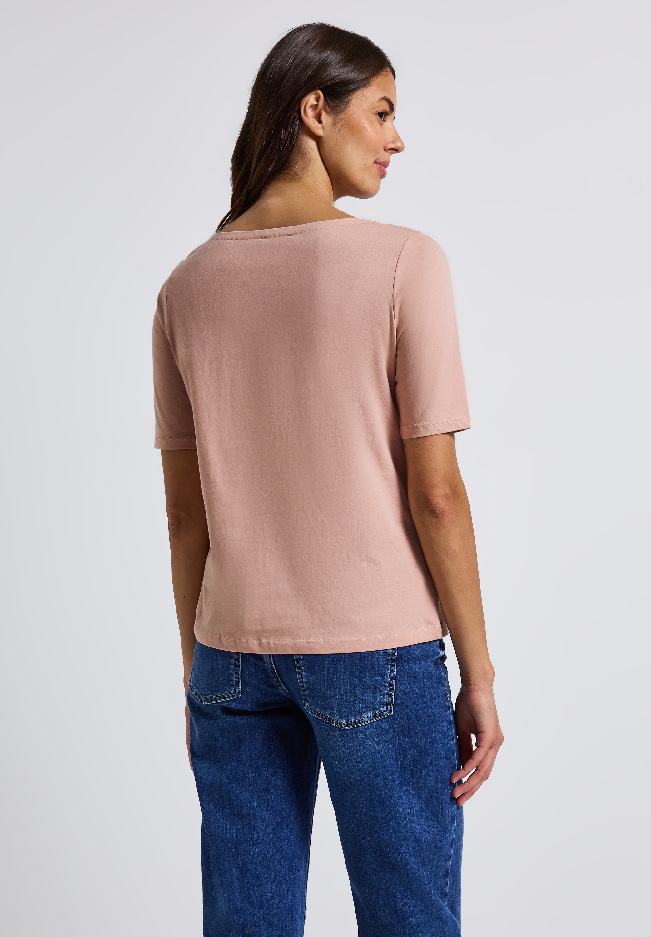 STREET ONE T-Shirt, aus reiner Baumwolle