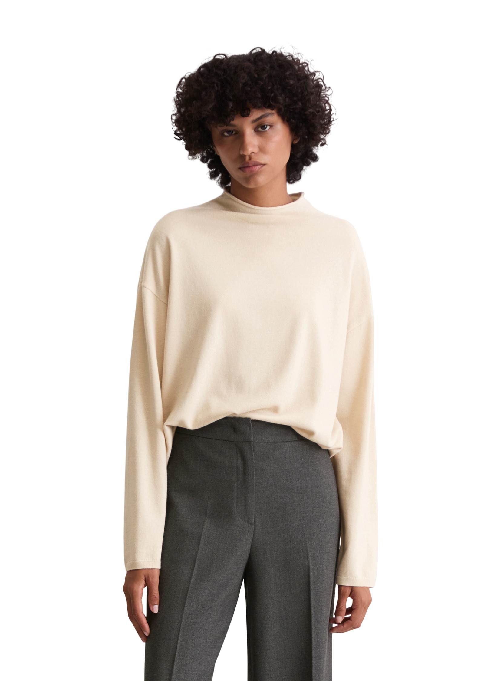 Marc OPolo Strickpullover "aus softem Schurwolle-Mix" günstig online kaufen