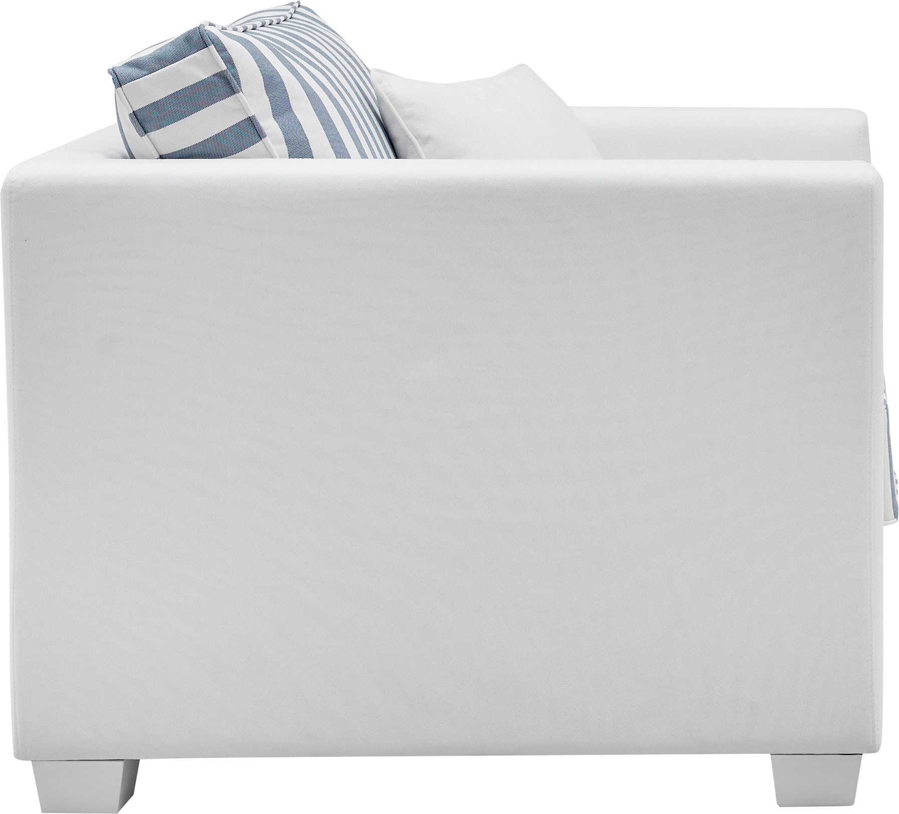 Home affaire Sessel »CALIFORNIA«, maritimer Landhausstil, Sessel mit Holzfüßen Weiß lackiert
