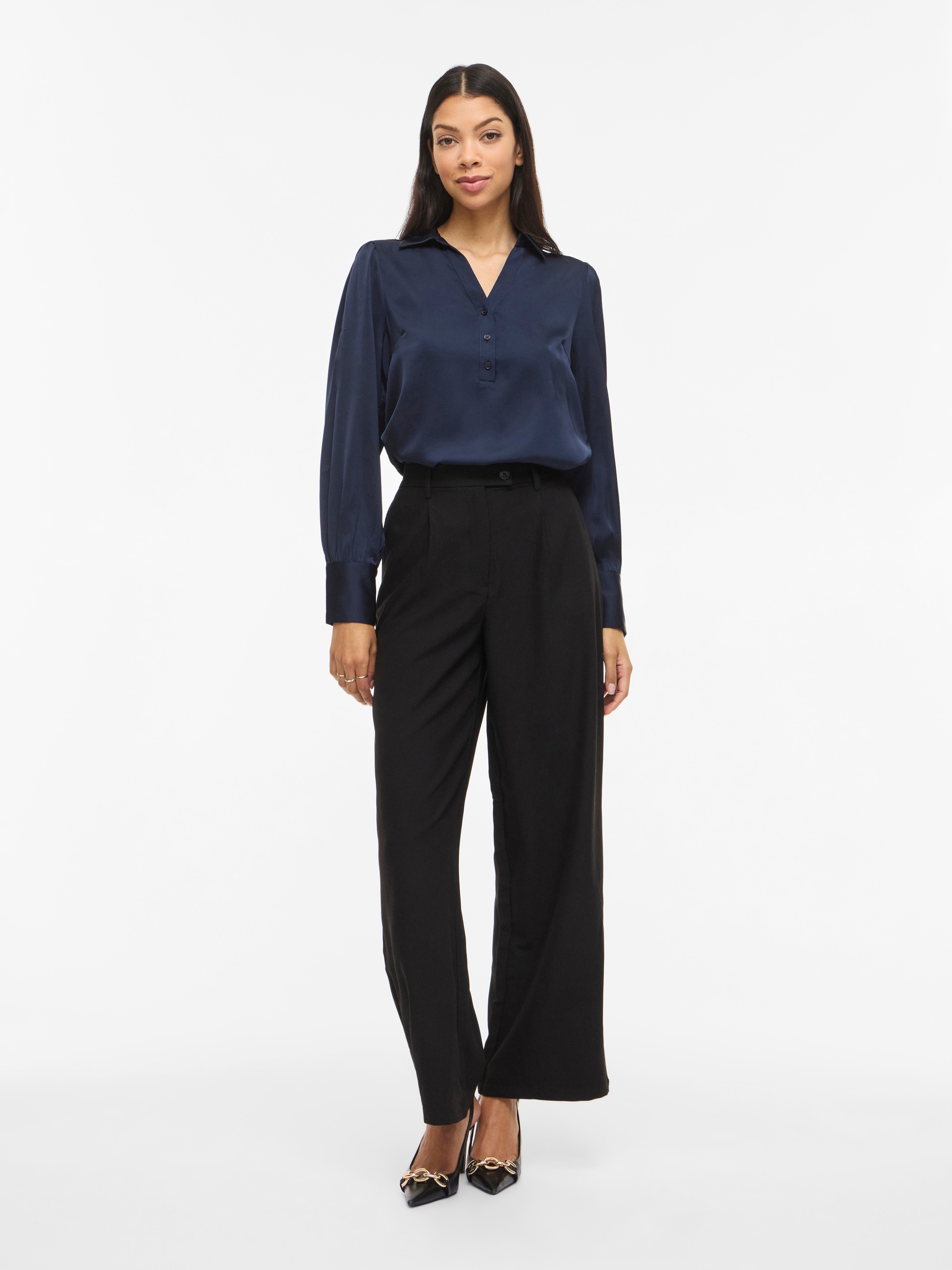 Vila Anzughose »VISIFFE HW WIDE PANTS - NOOS«